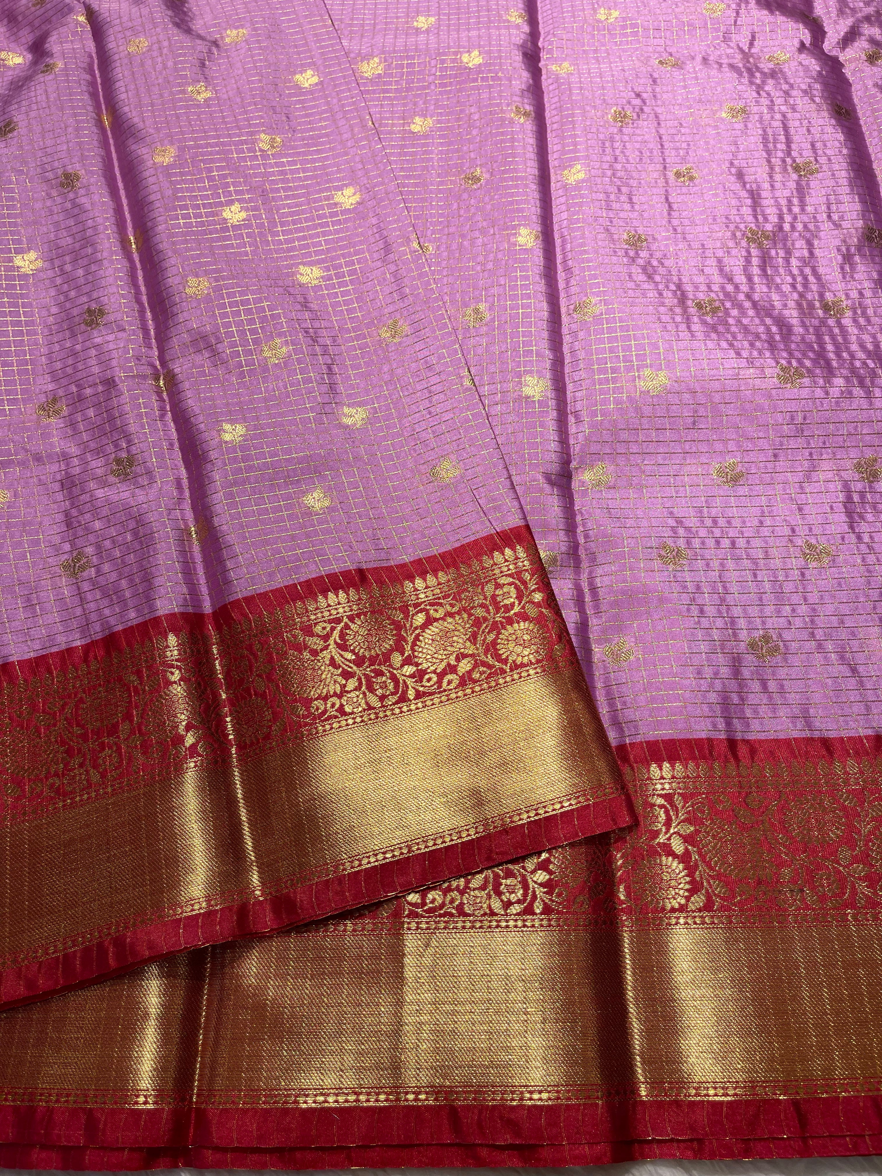 Anika’s Semi silk checks -ASC01