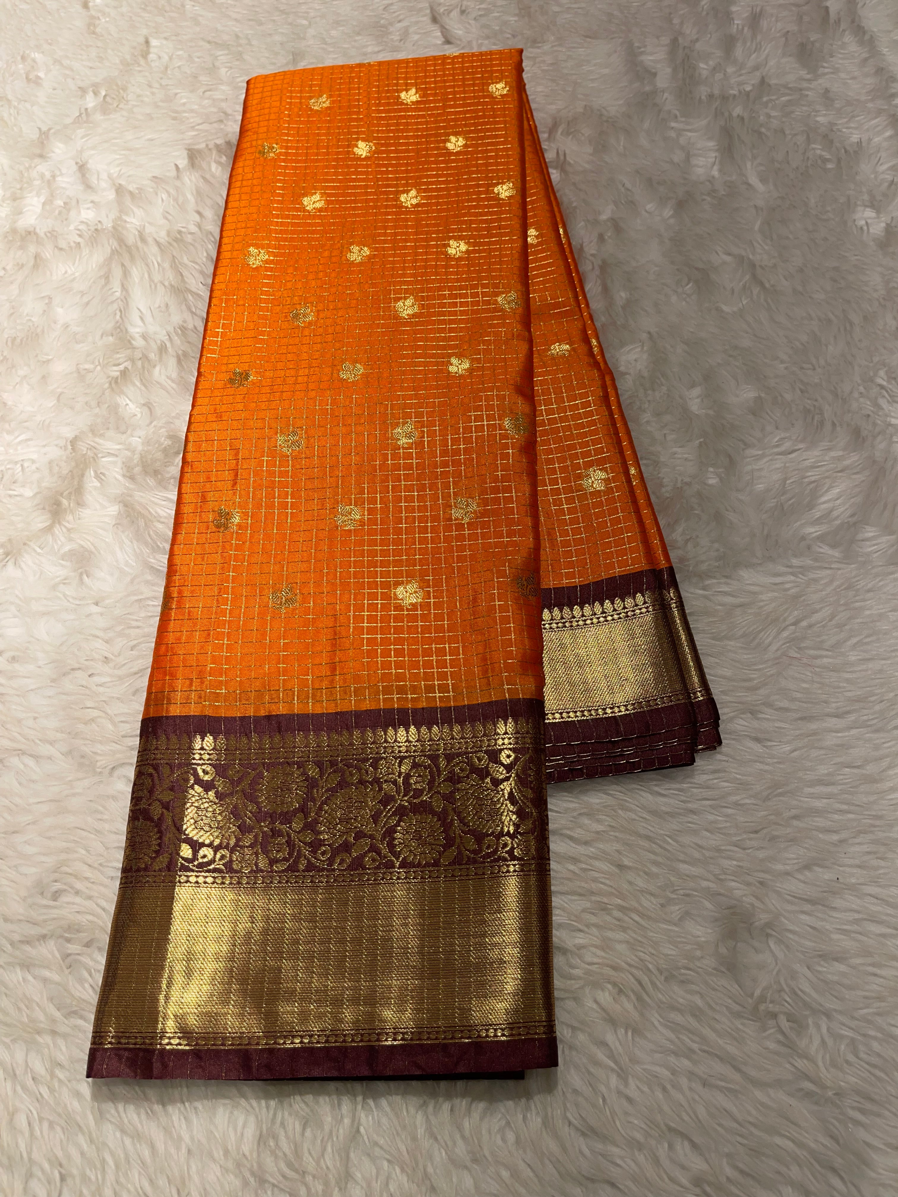 Anika’s Semi silk checks -ASC02