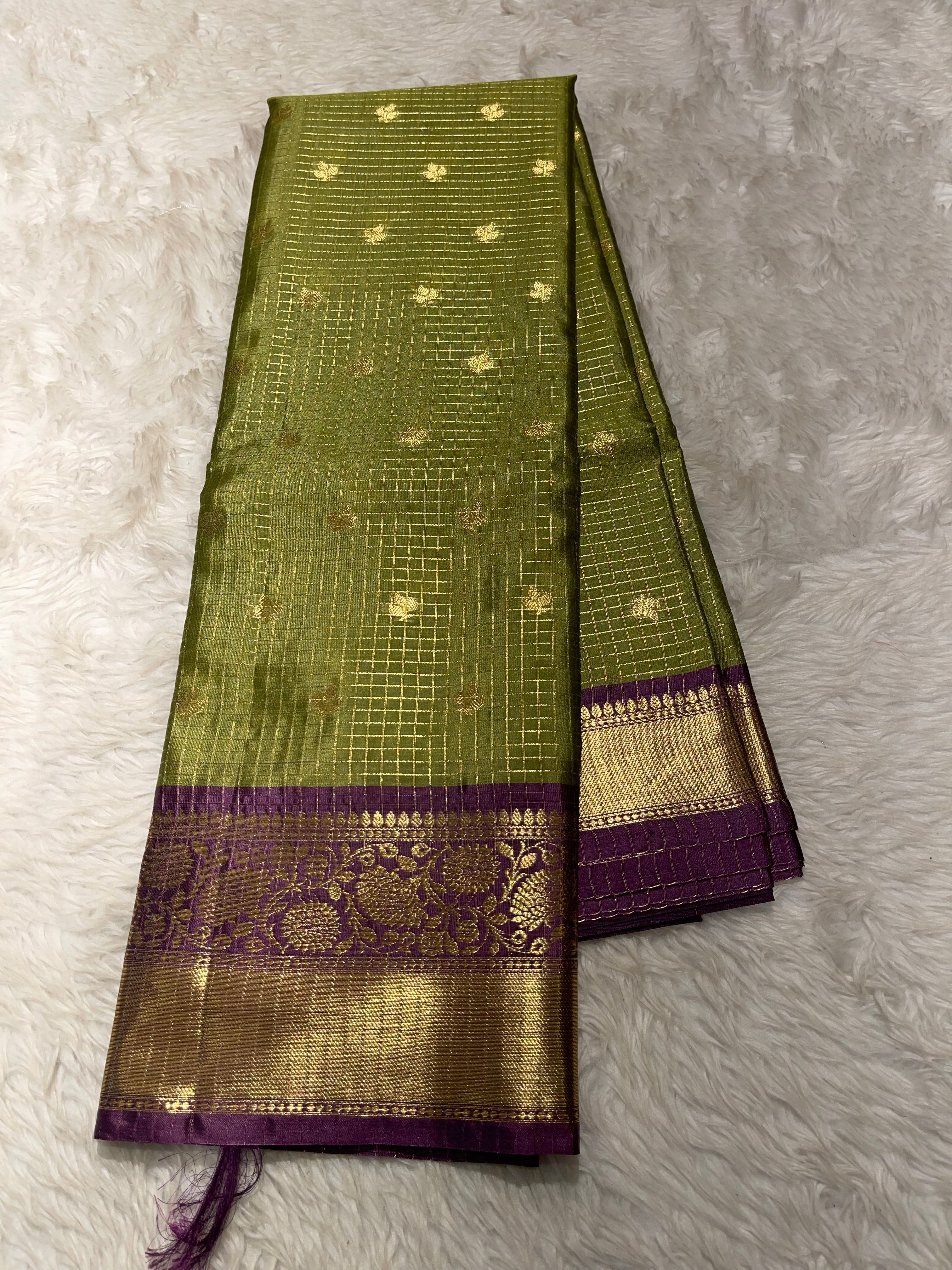 Anika’s Semi silk checks -ASC03