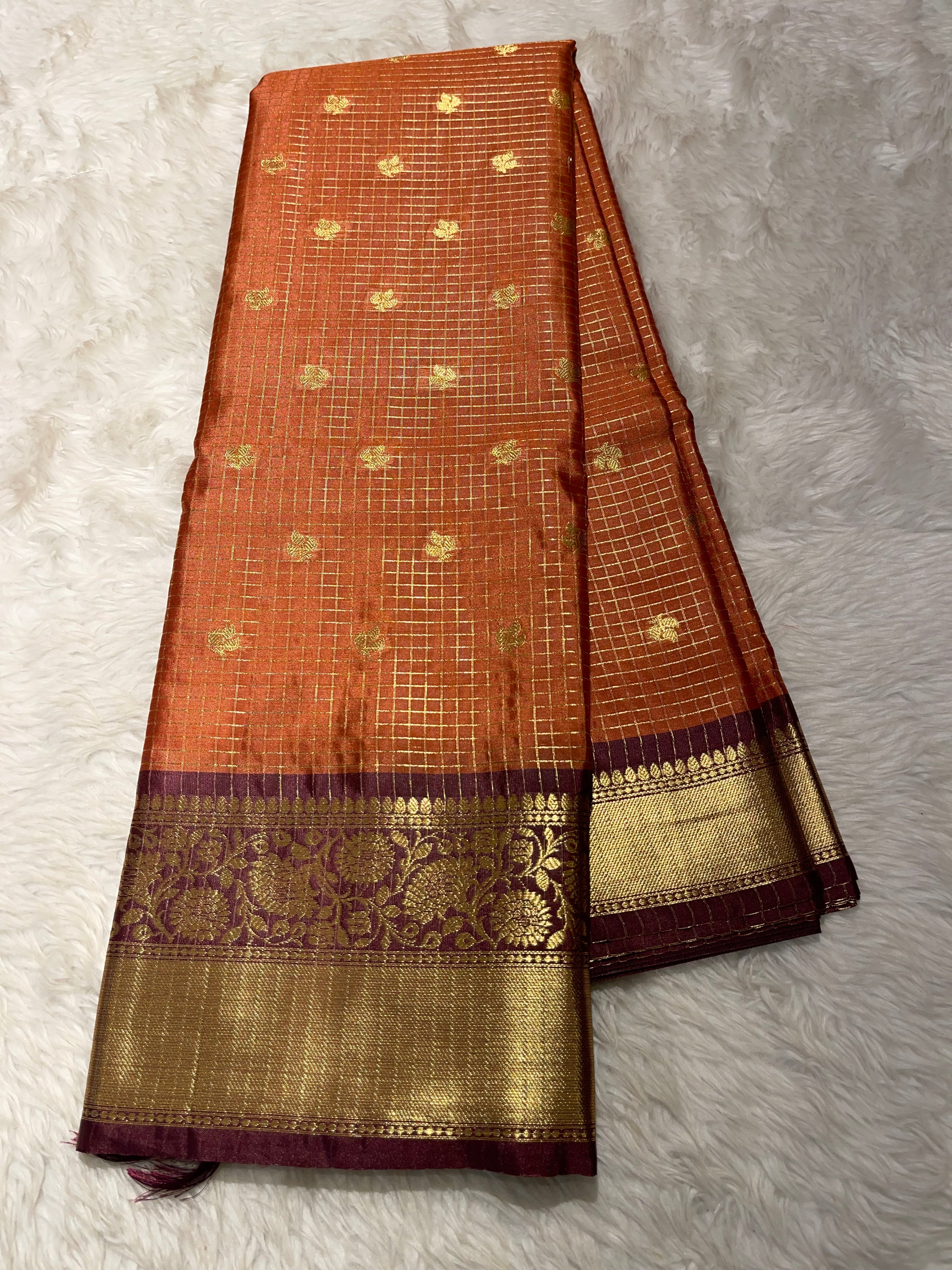 Anika’s Semi silk checks -ASC04