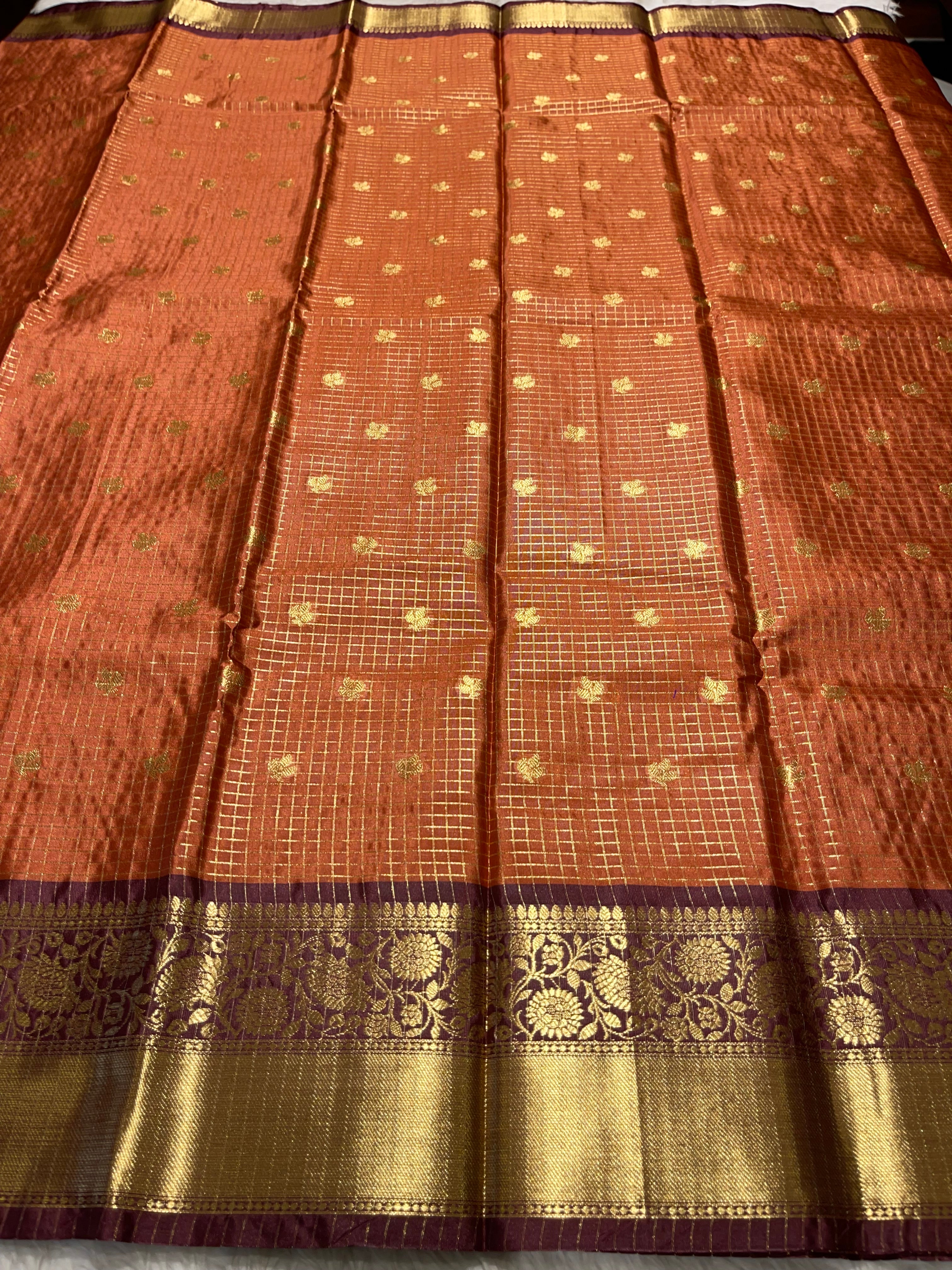 Anika’s Semi silk checks -ASC04