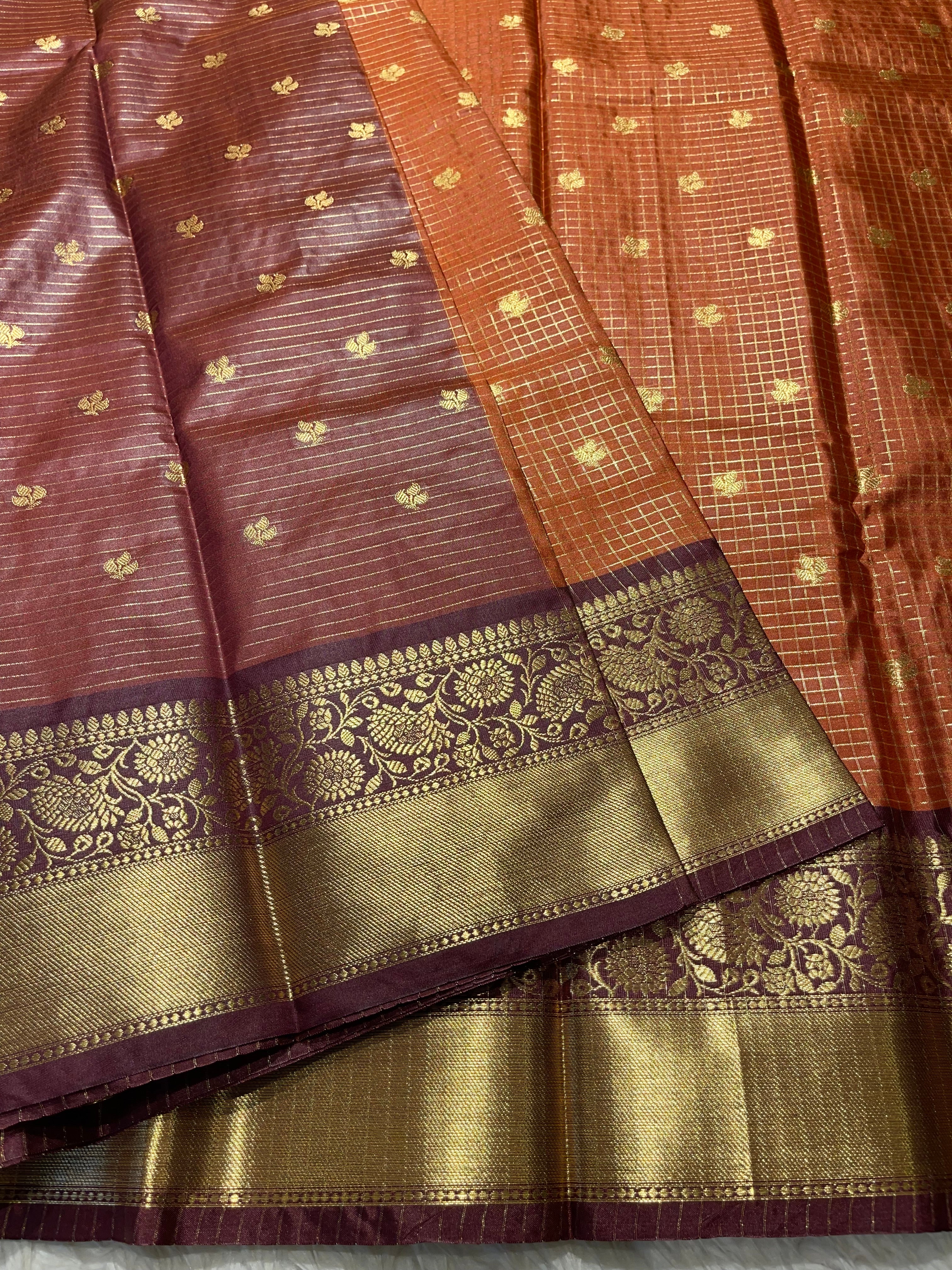 Anika’s Semi silk checks -ASC04