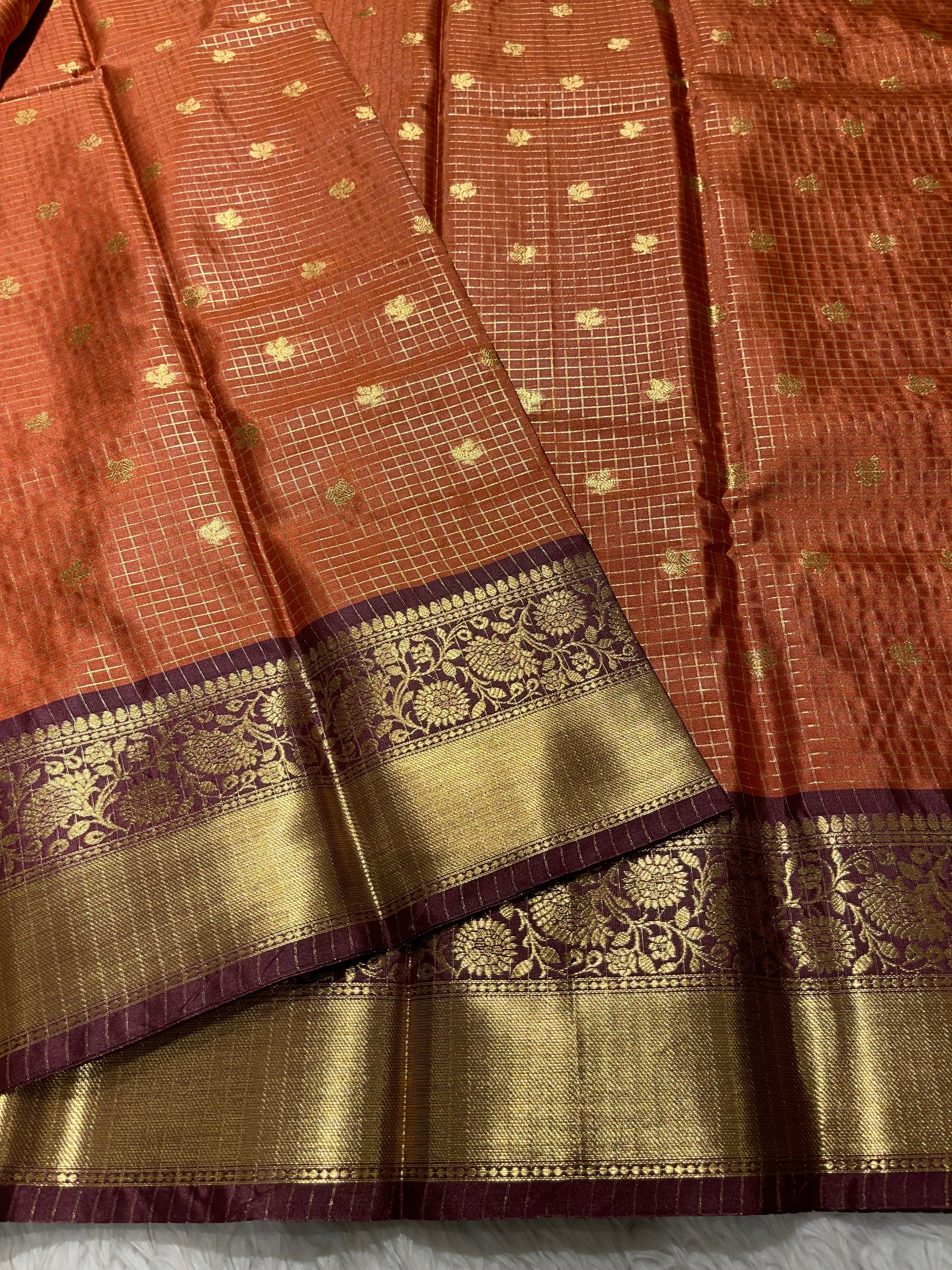Anika’s Semi silk checks -ASC04