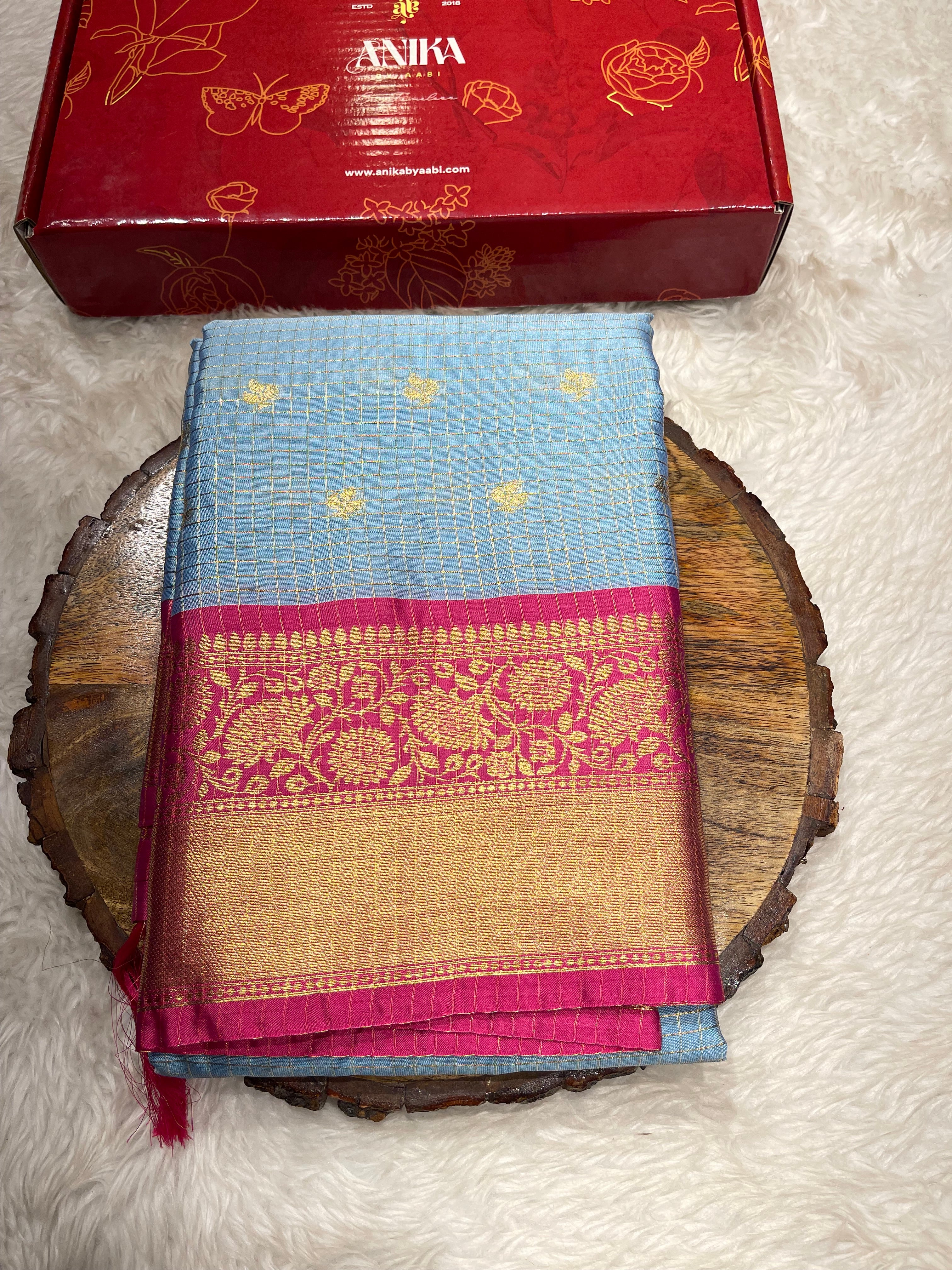 Anika’s Semi silk checks -ASC06