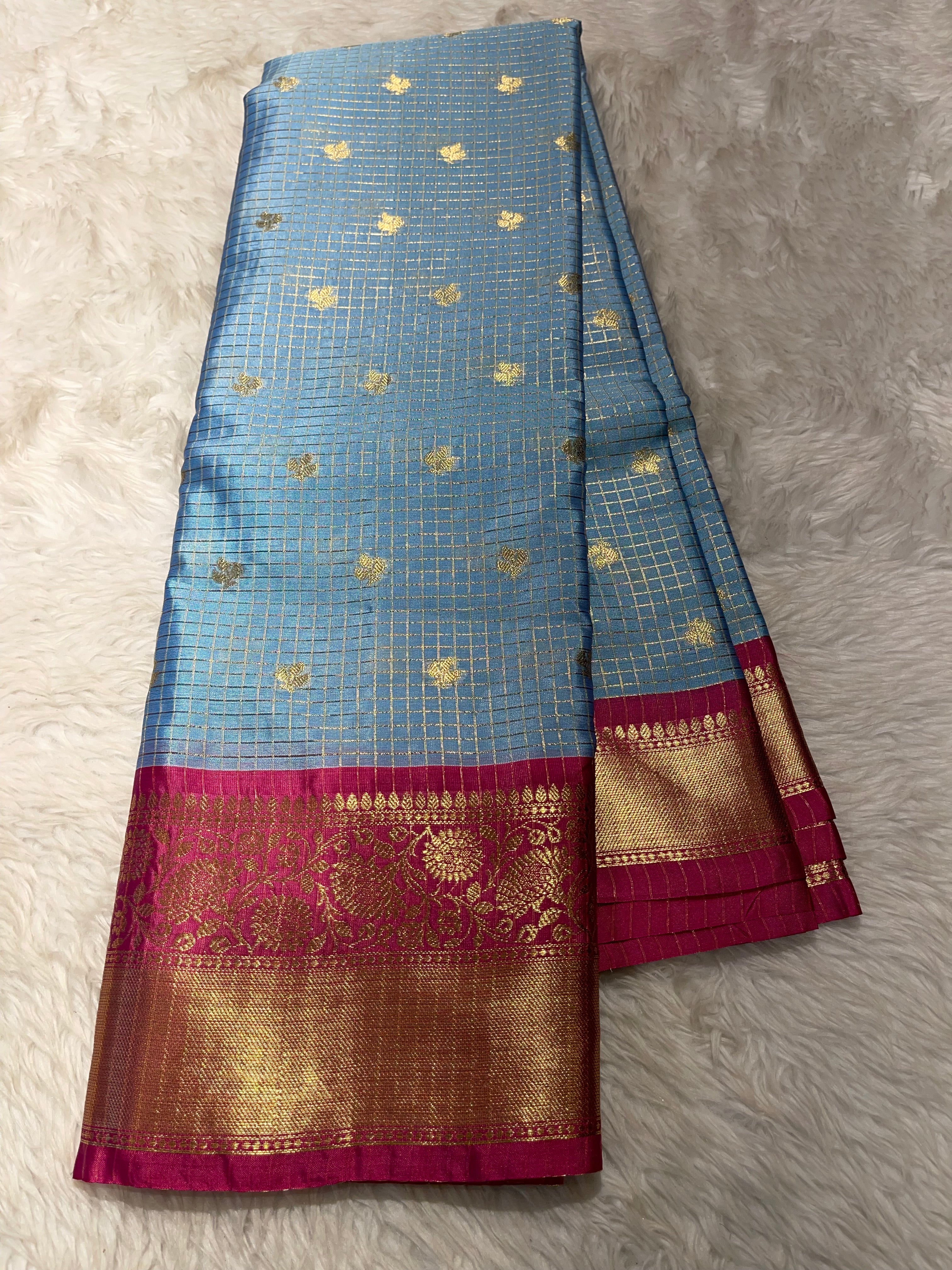 Anika’s Semi silk checks -ASC06