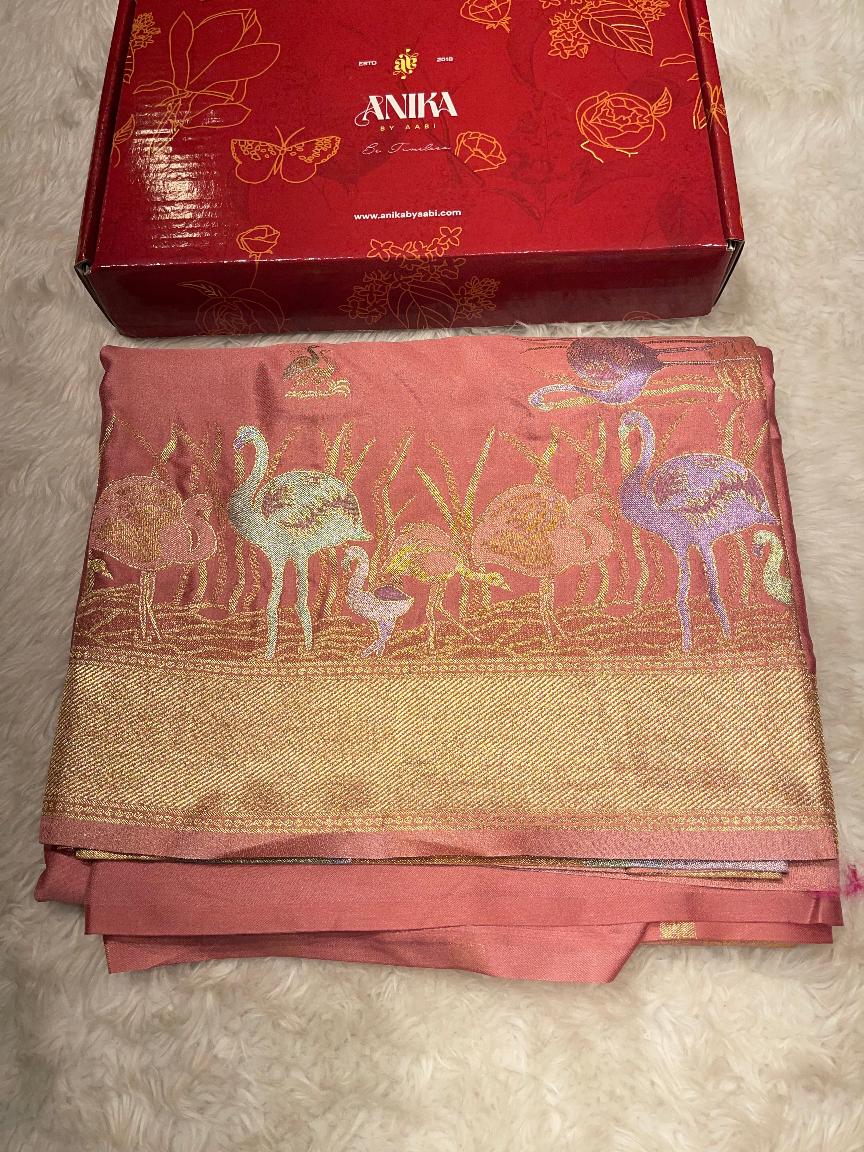 Banarasi semi katan mushro soft silk Saree- BSK03