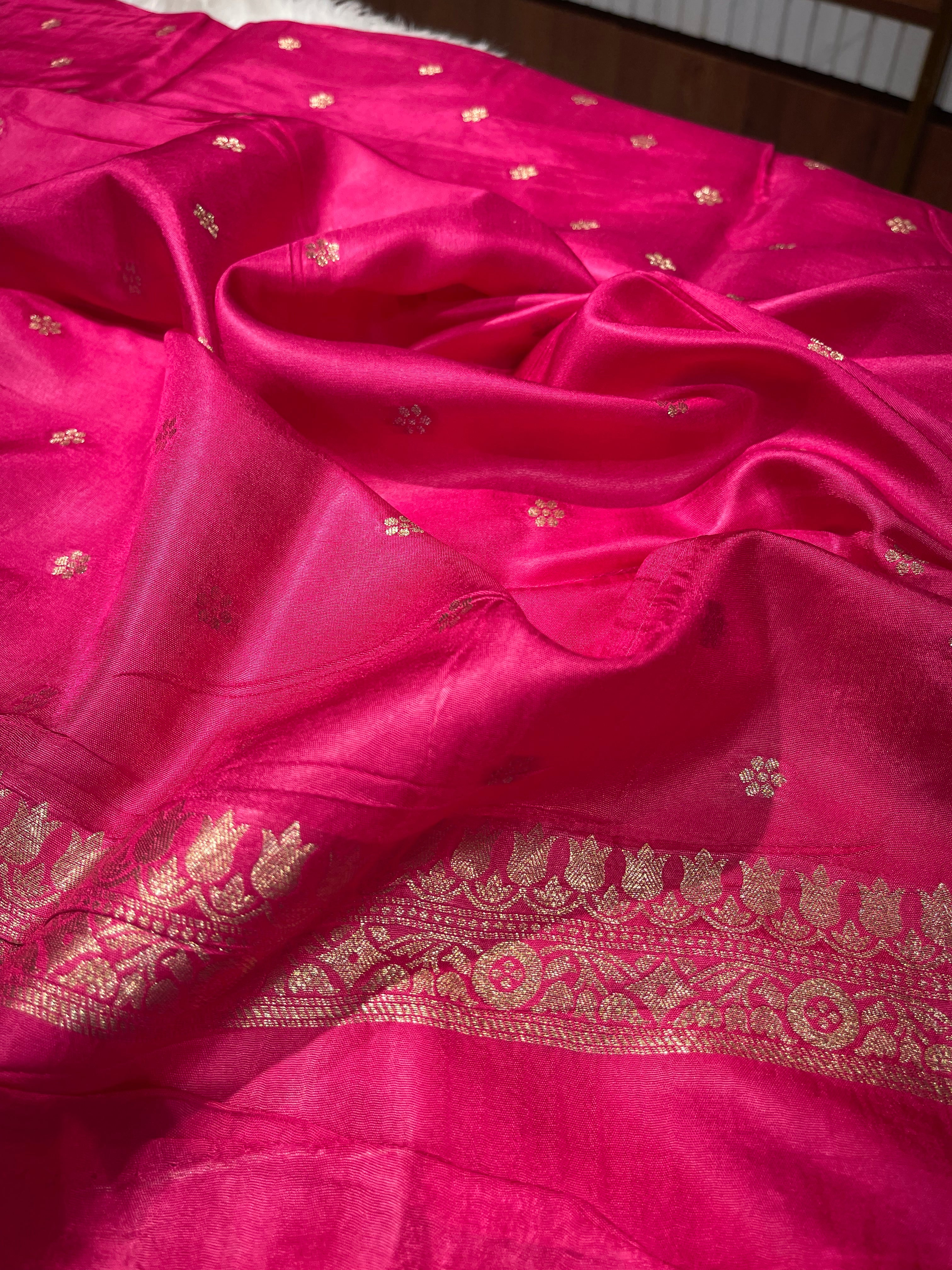 Banarasi chinon silk saree - Masaba Purple -MP05