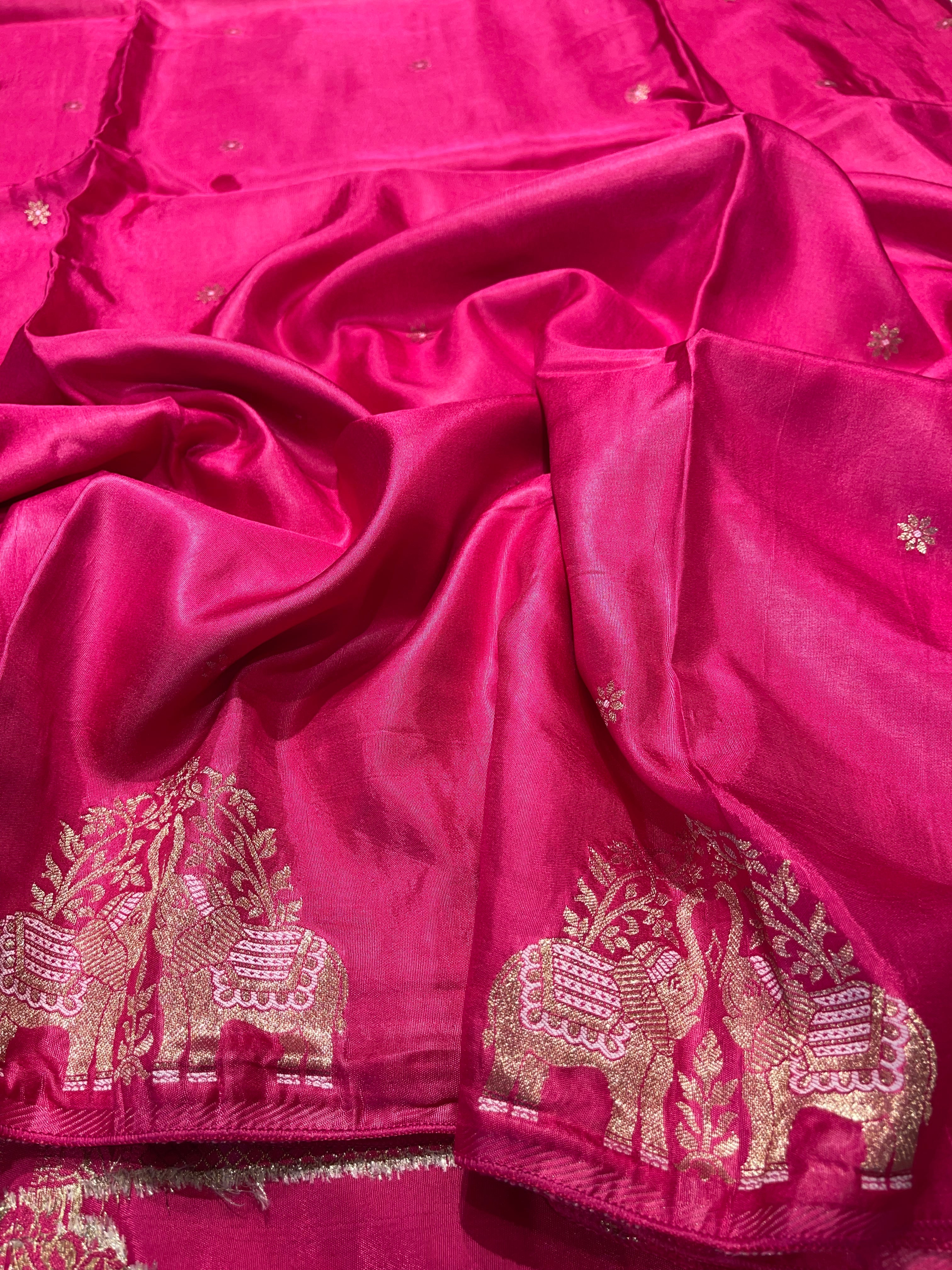 Banarasi chinon silk saree - Masaba Purple -MP05