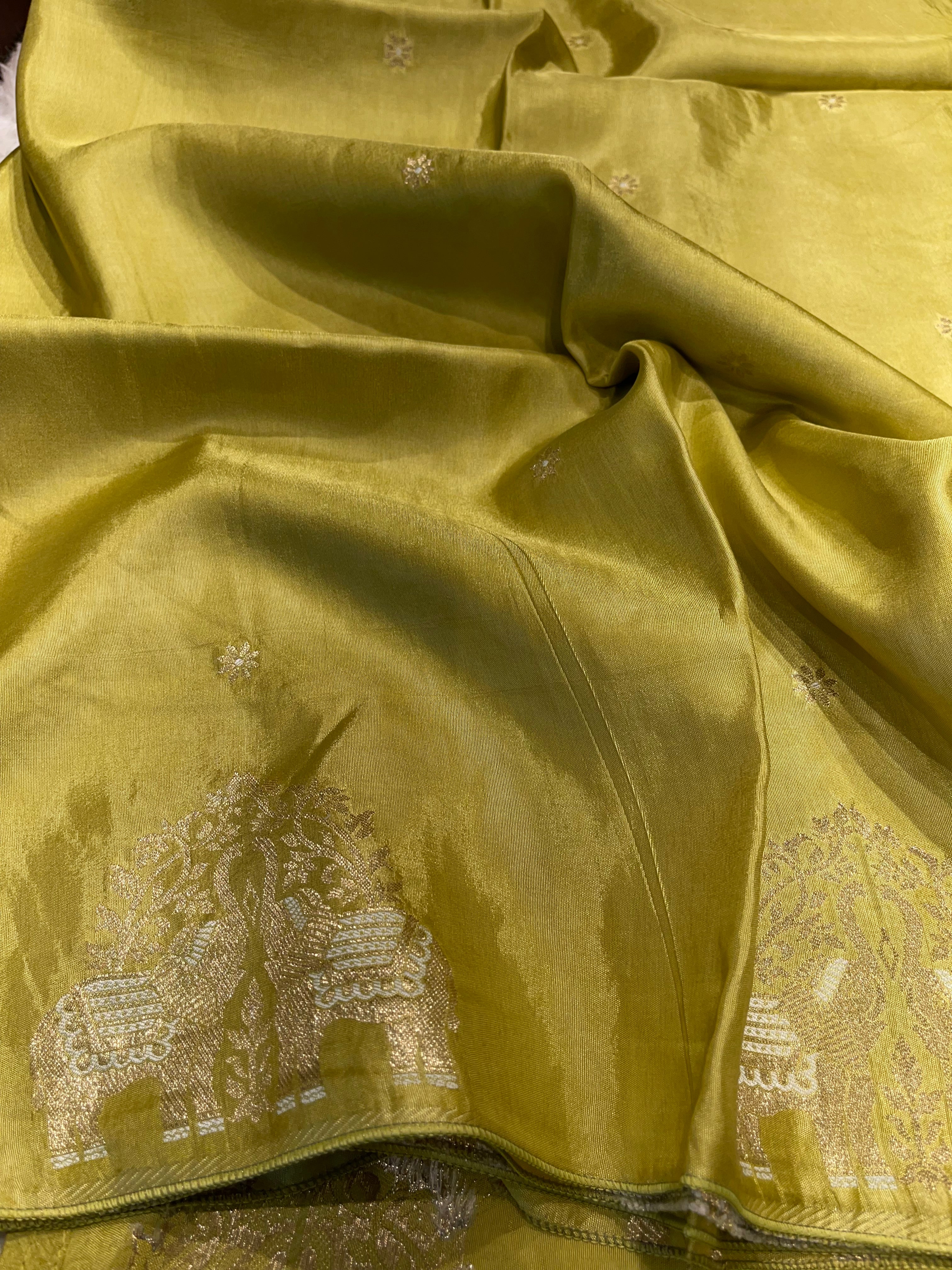 Banarasi chinon silk saree - Masaba Purple -MP03