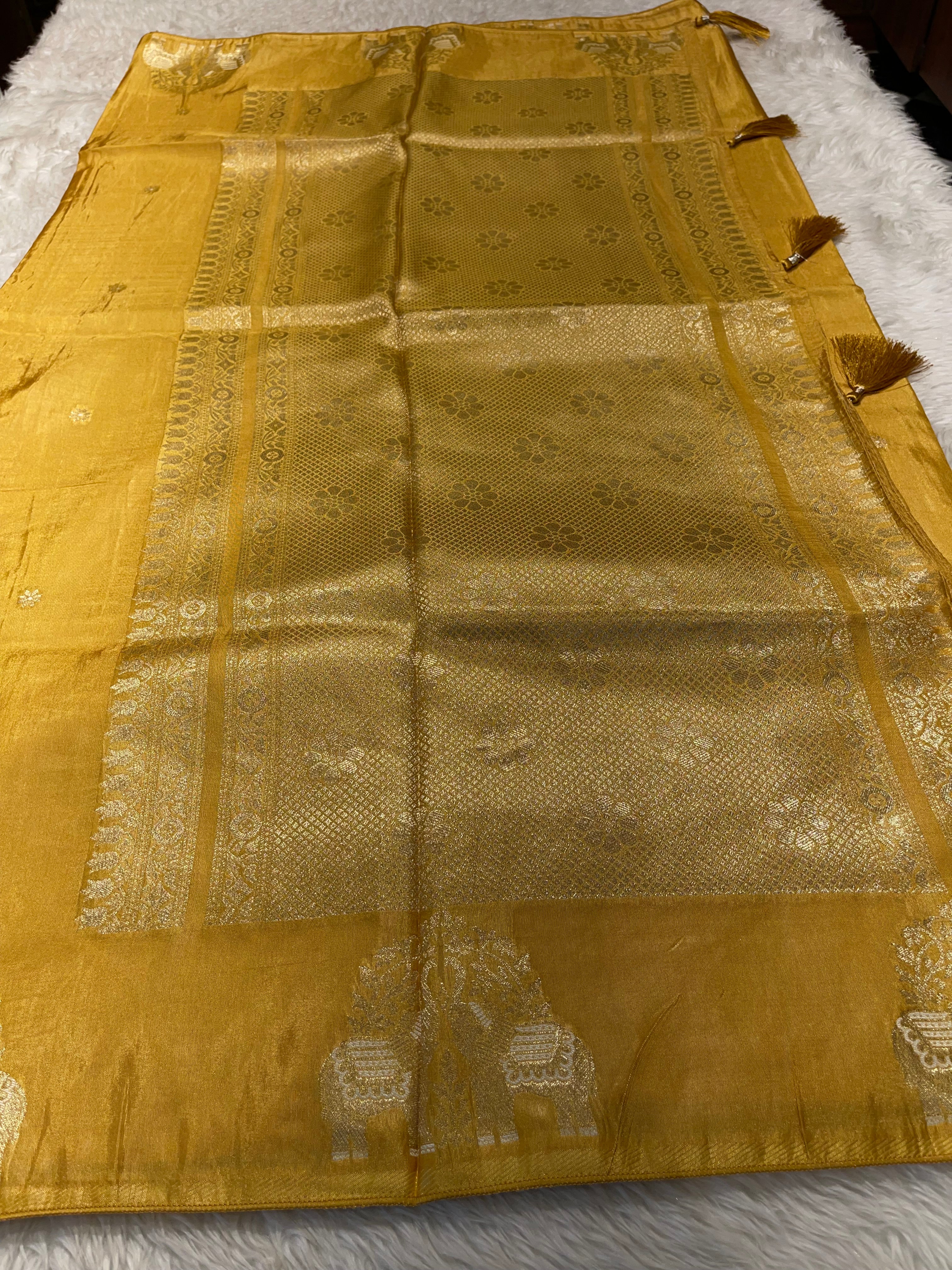 Banarasi chinon silk saree - Masaba Purple -MP02