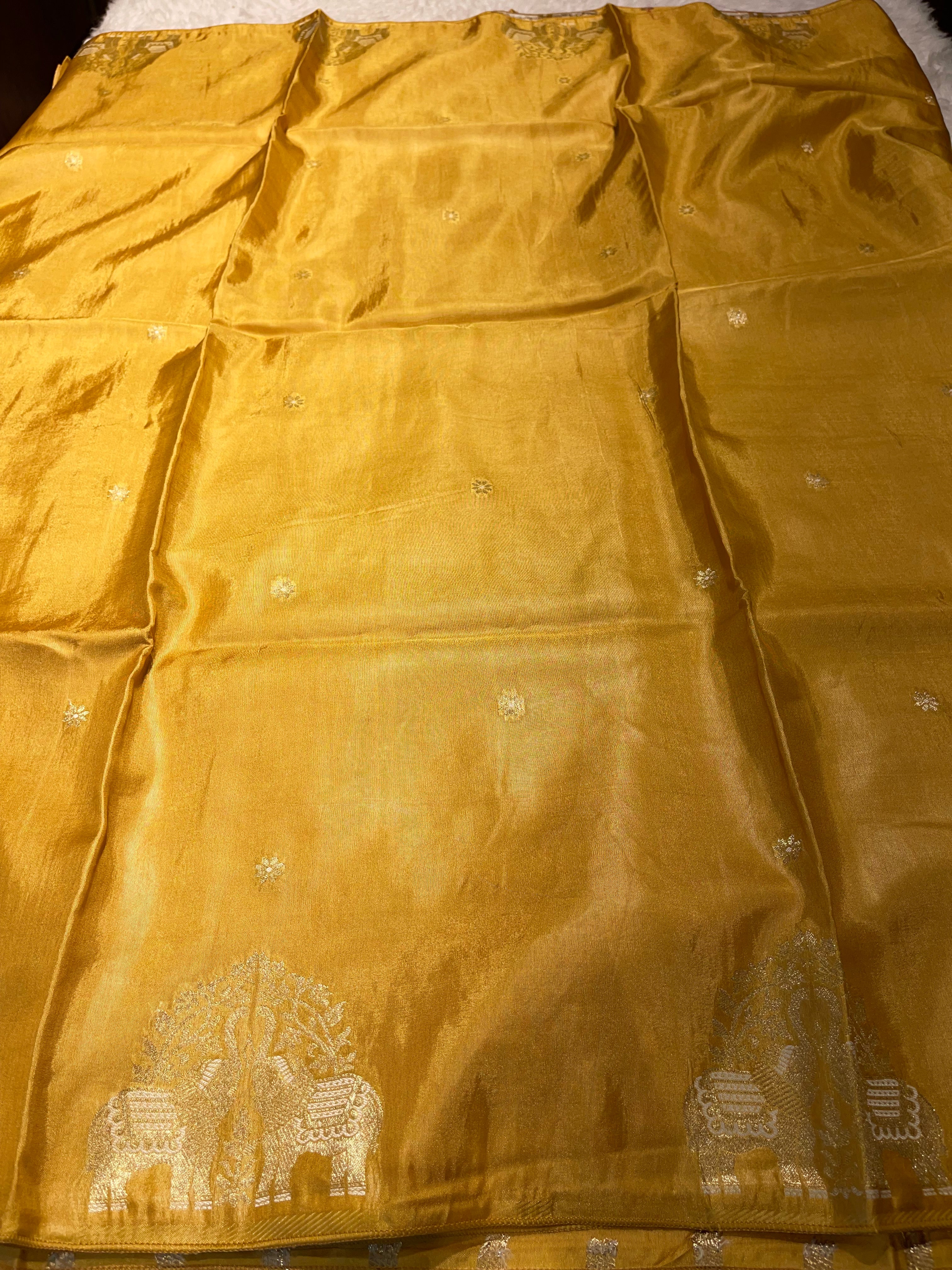 Banarasi chinon silk saree - Masaba Purple -MP02