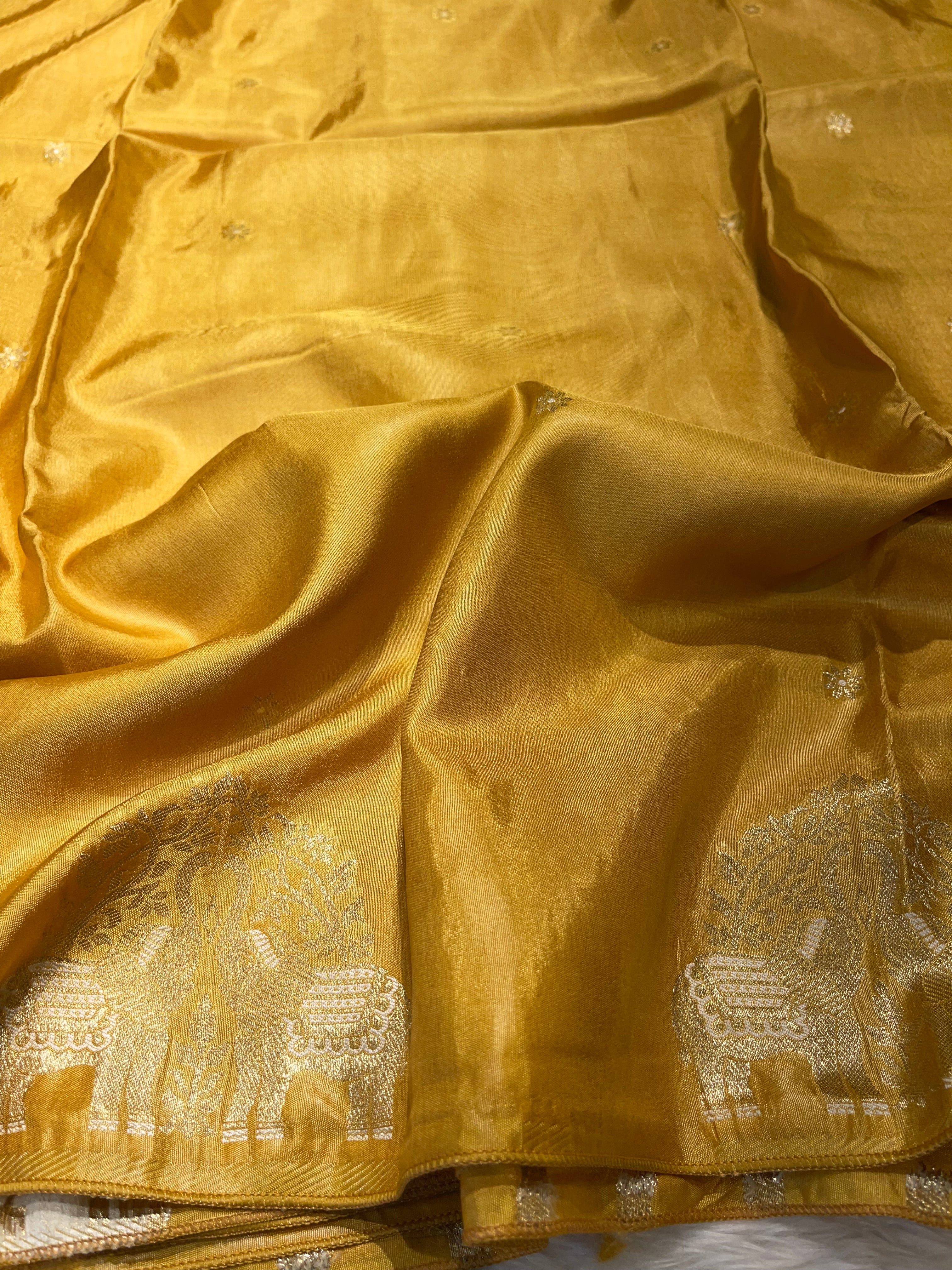 Banarasi chinon silk saree - Masaba Purple -MP02