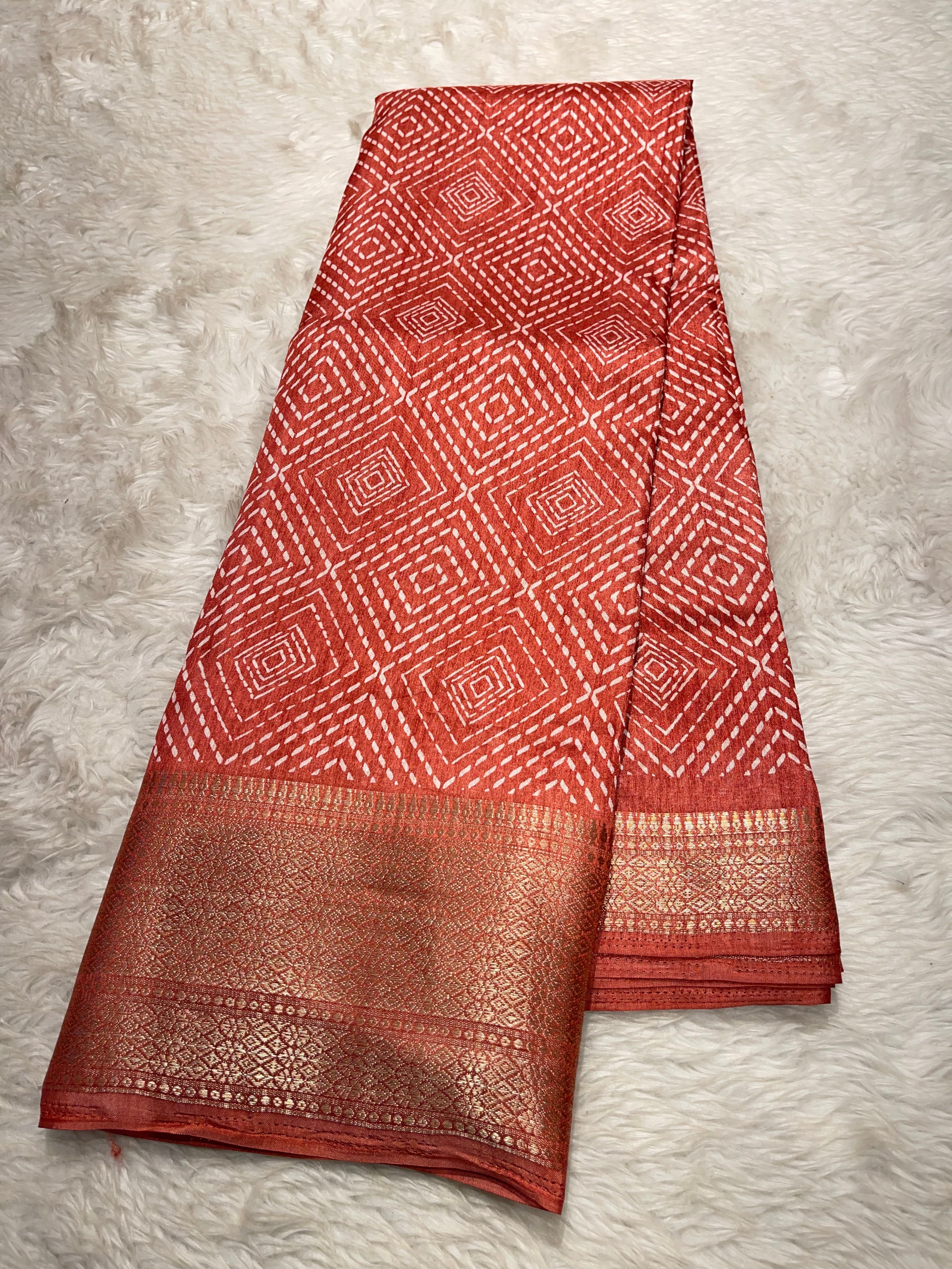 Printed Dola Saree-PD08