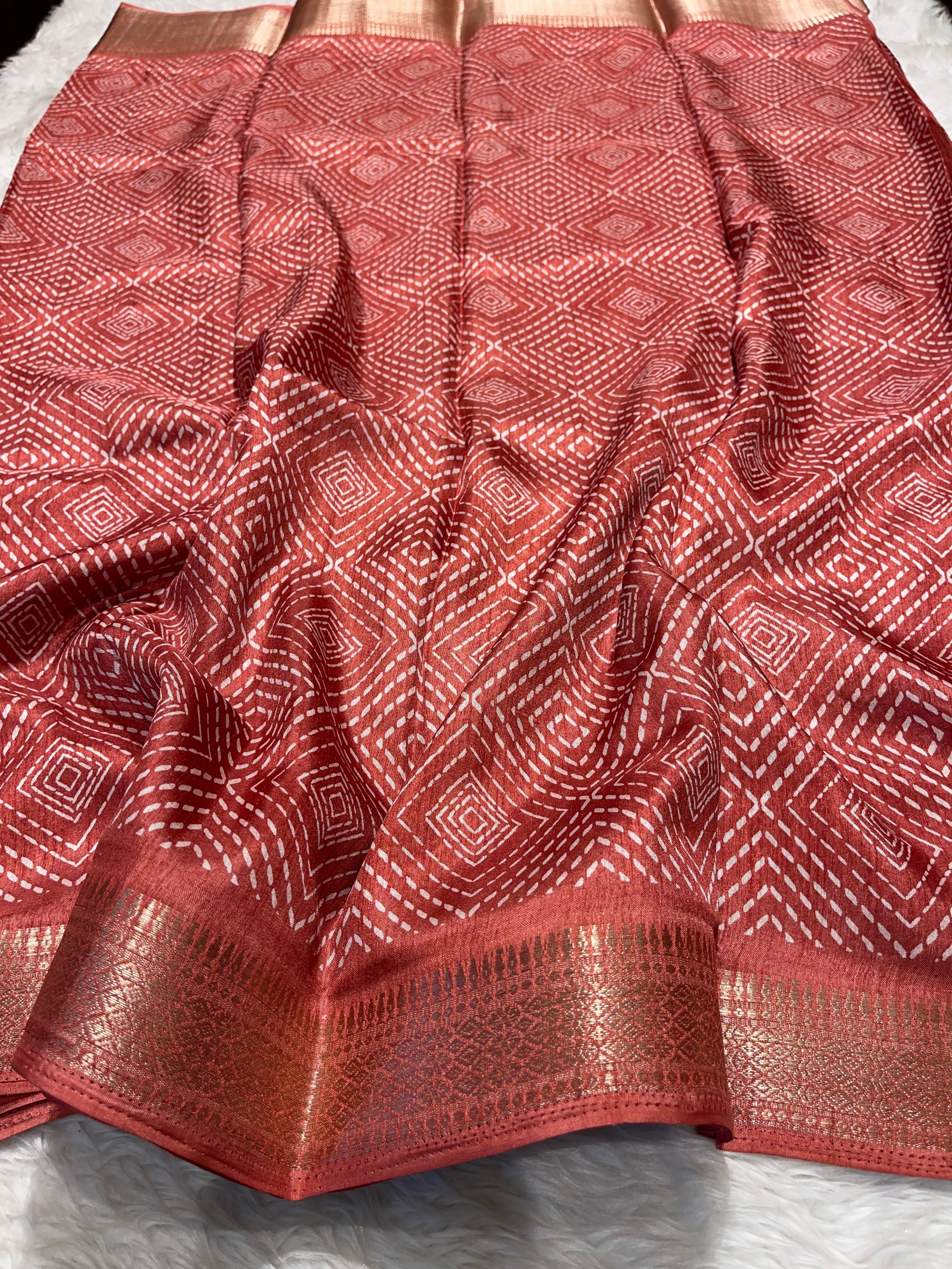 Printed Dola Saree-PD08