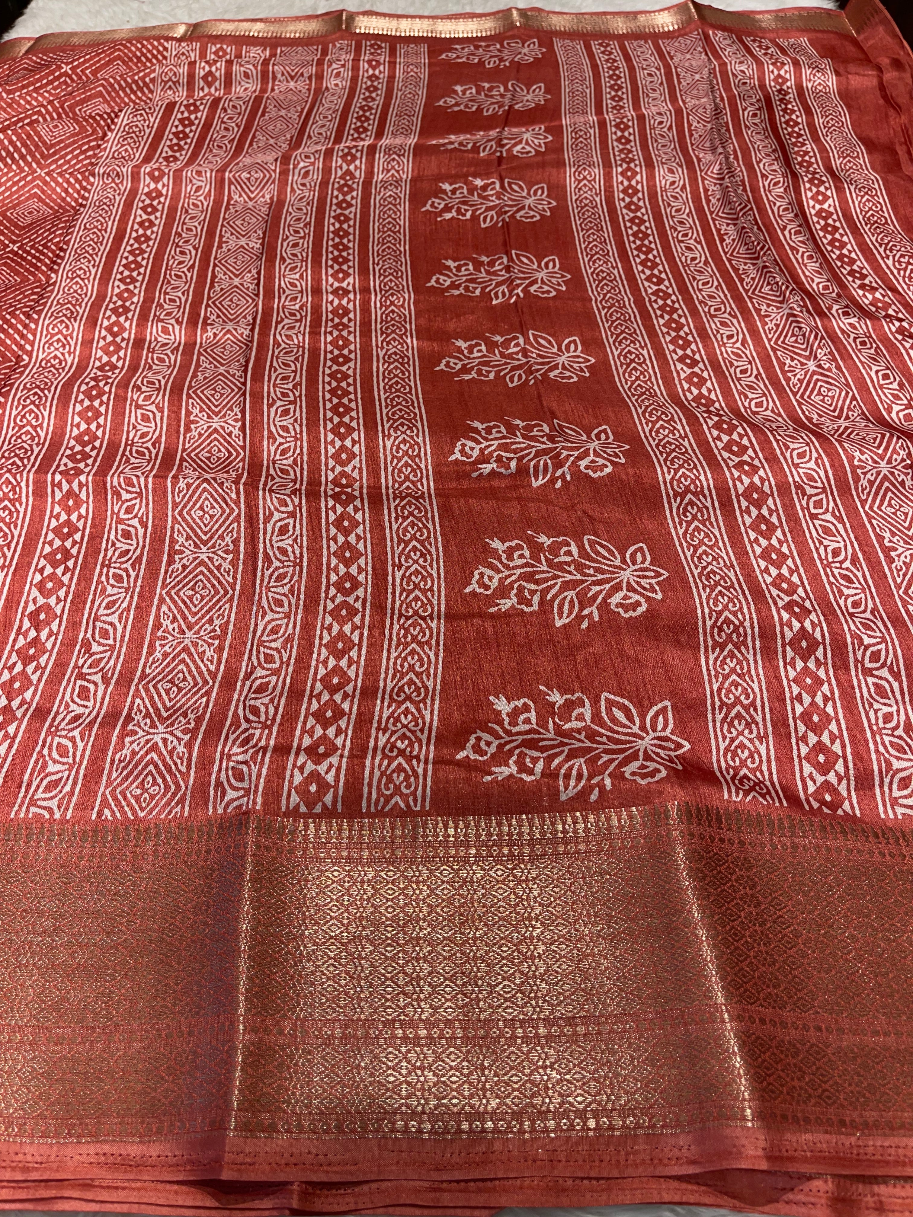 Printed Dola Saree-PD08