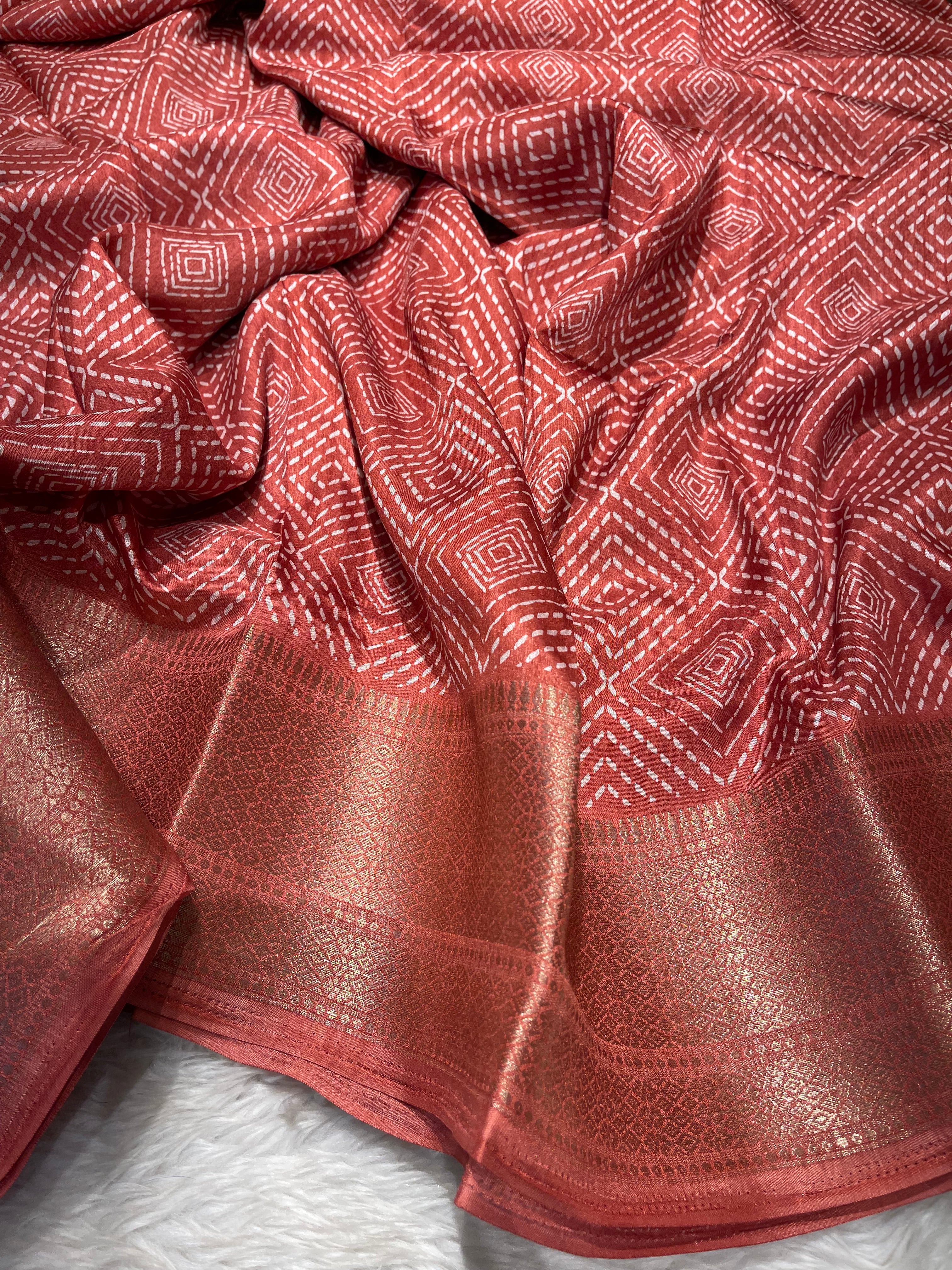 Printed Dola Saree-PD08