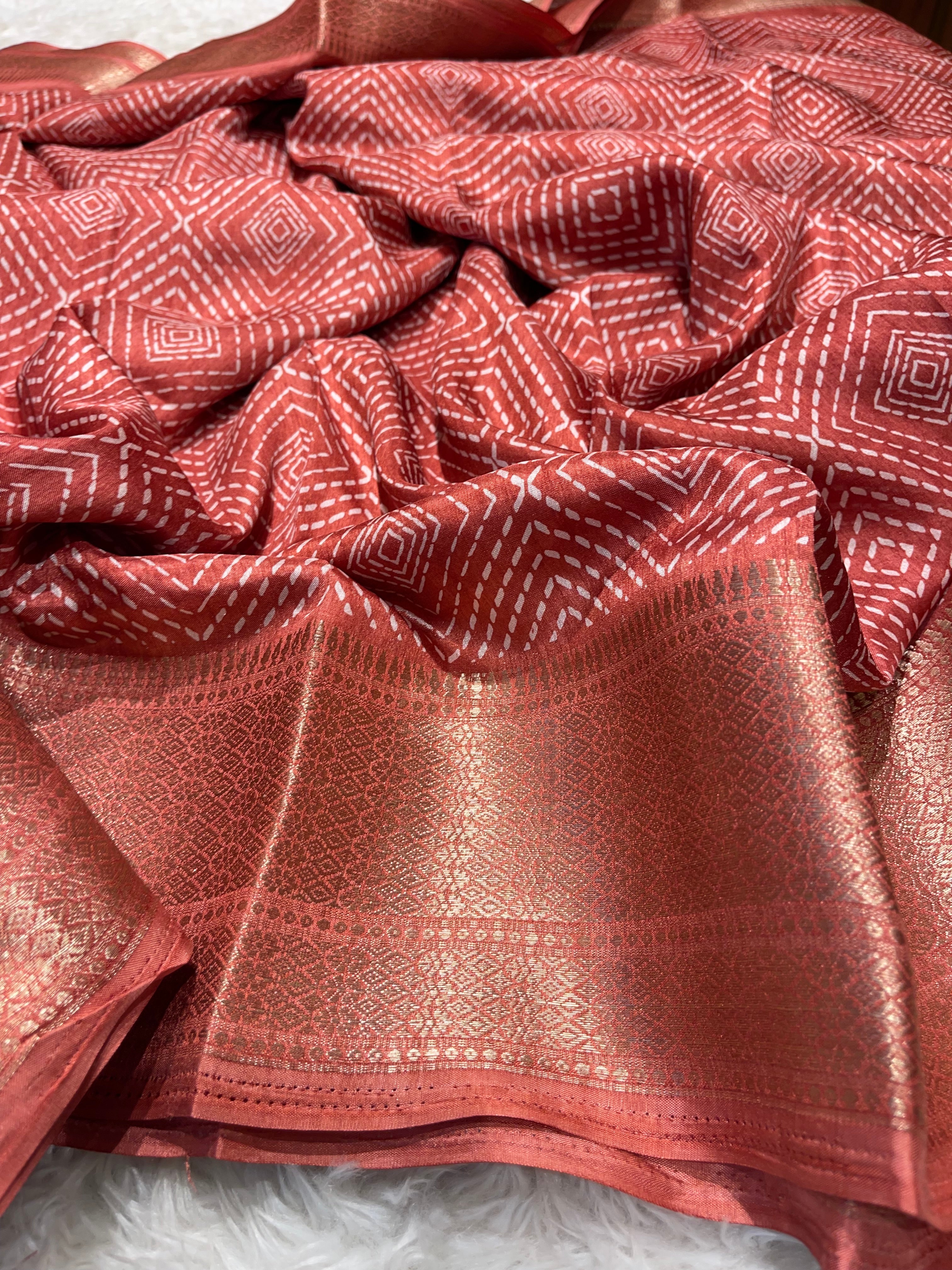 Printed Dola Saree-PD08