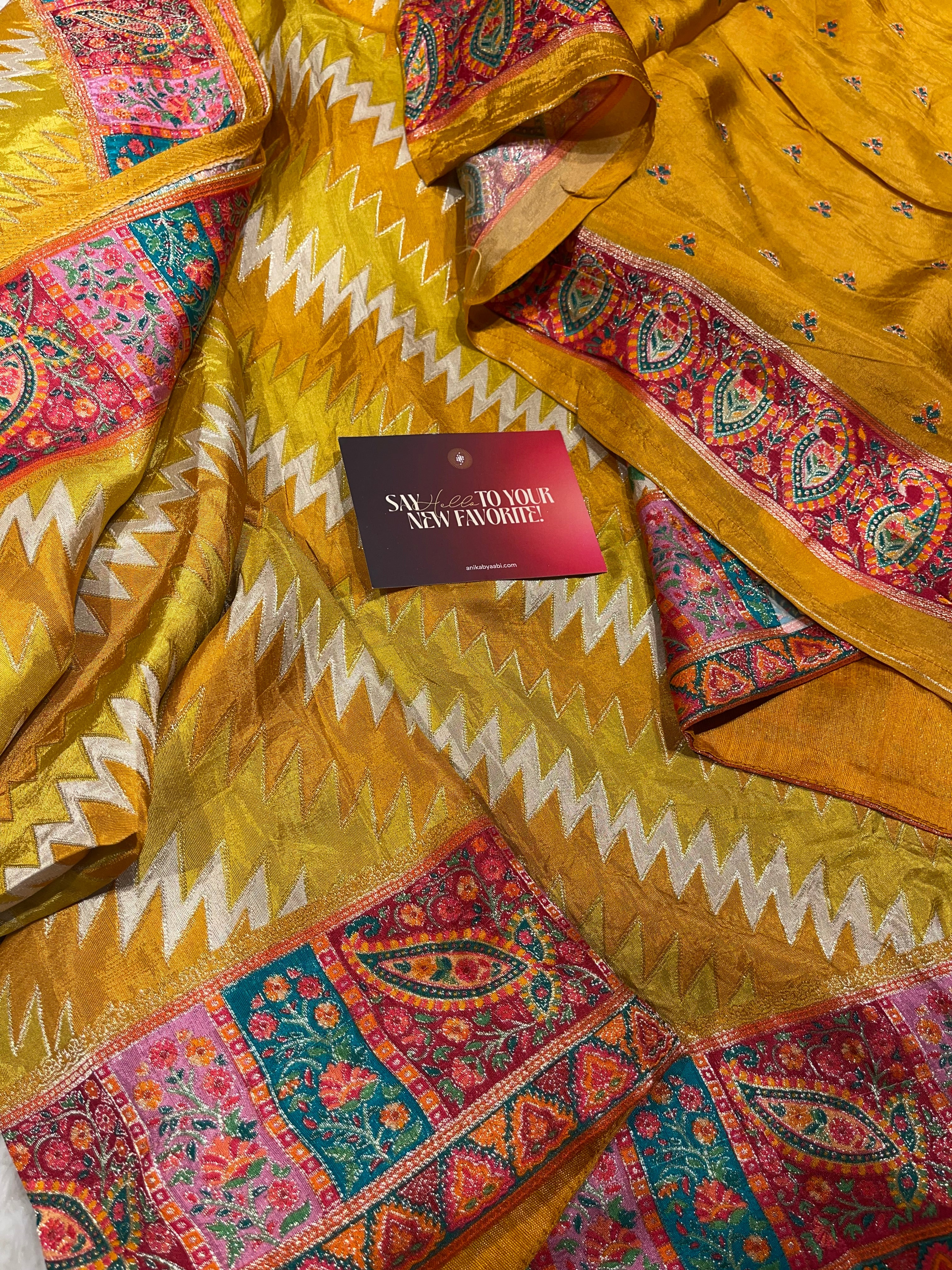 Pashmina silk saree - Mastani 1866