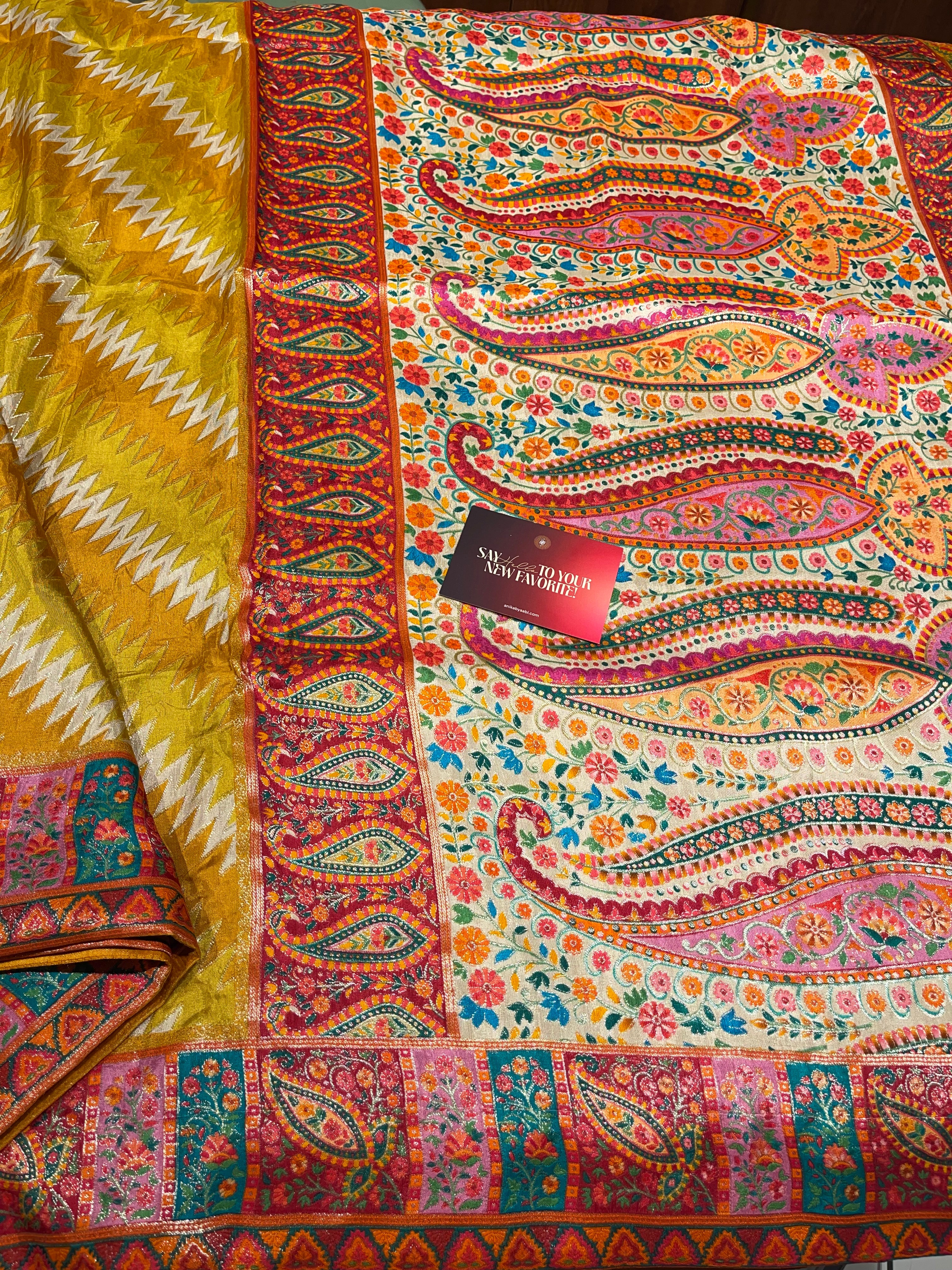 Pashmina silk saree - Mastani 1866