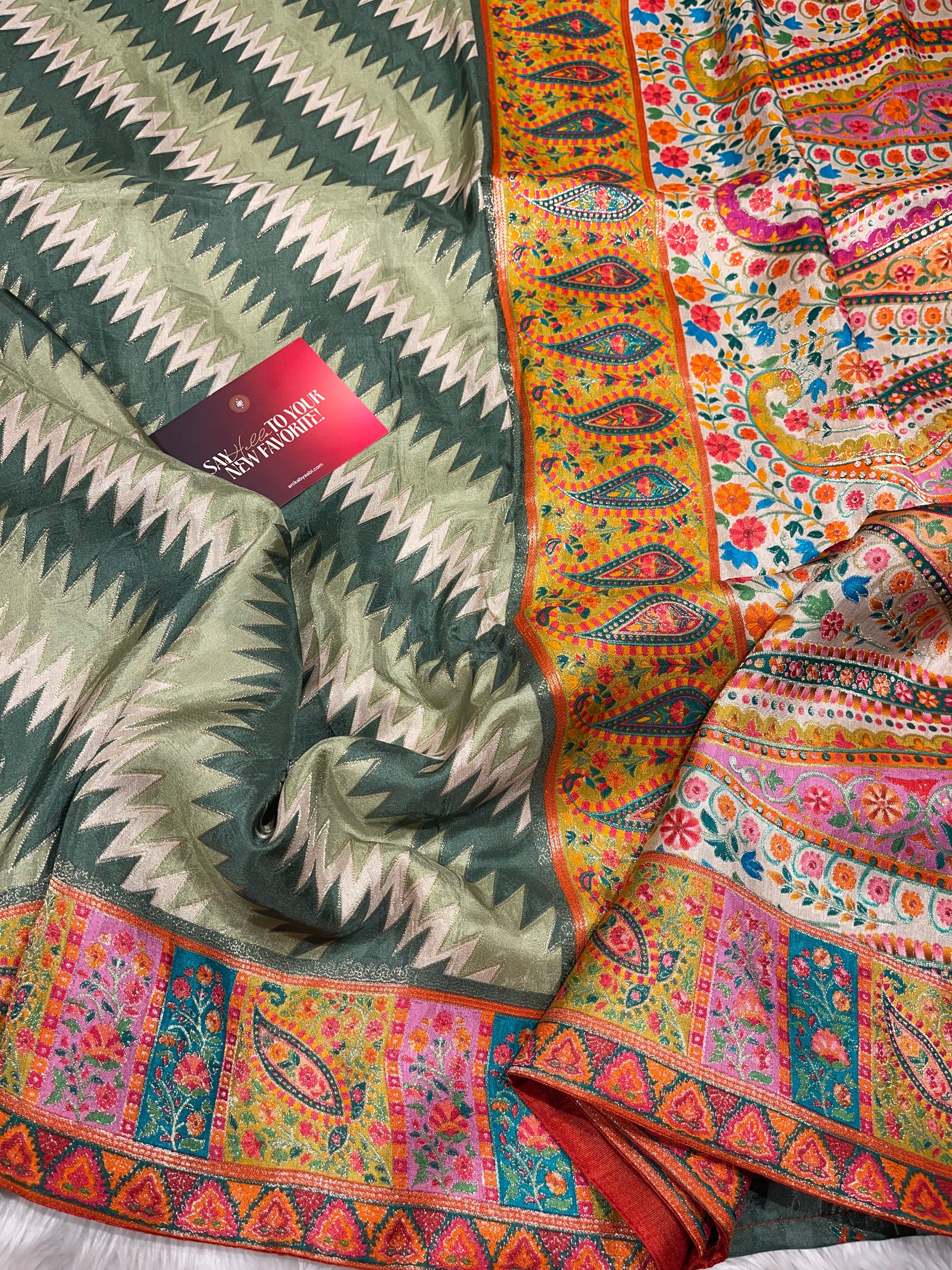 Pashmina silk saree - Mastani 1865