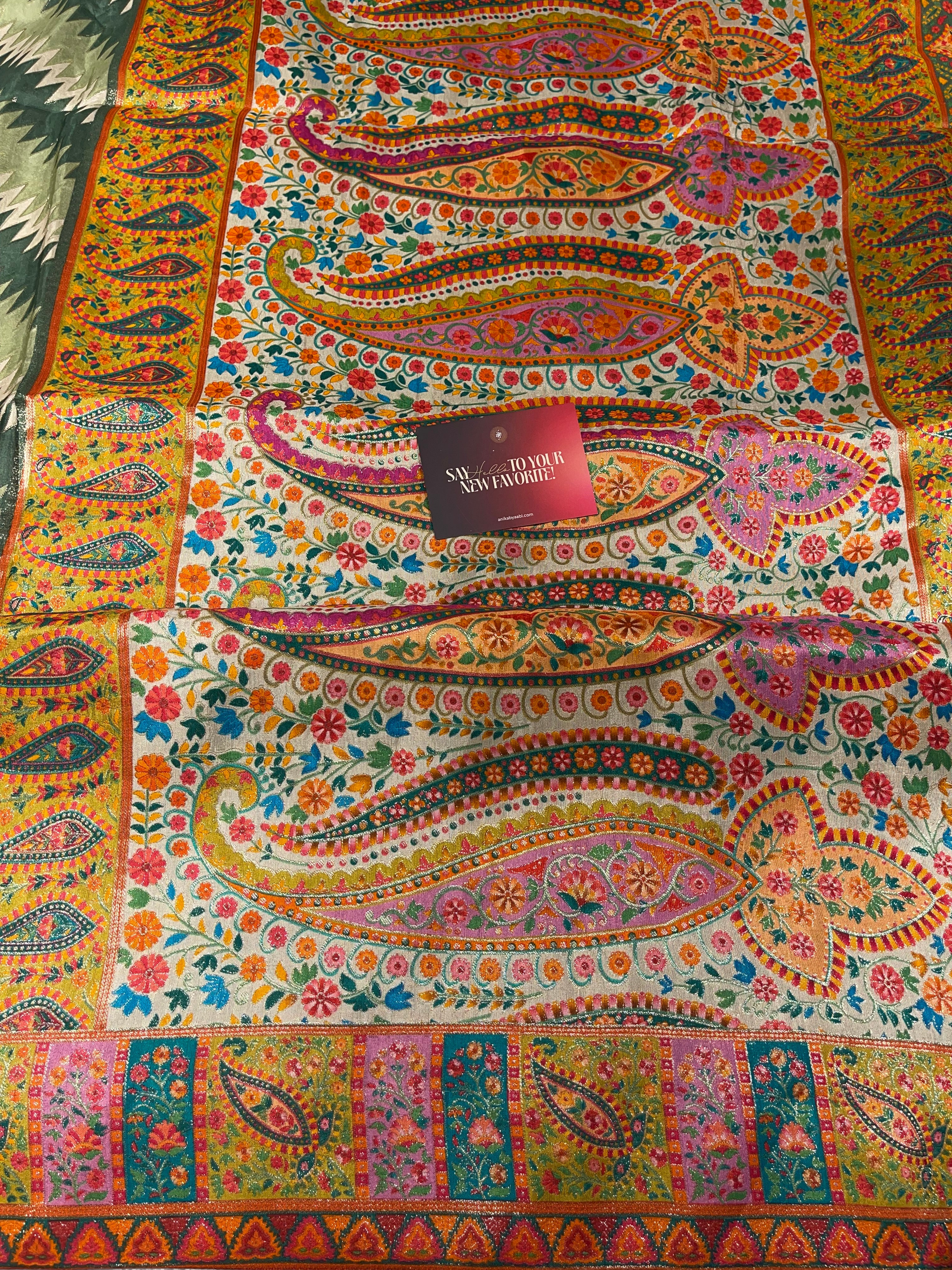 Pashmina silk saree - Mastani 1865