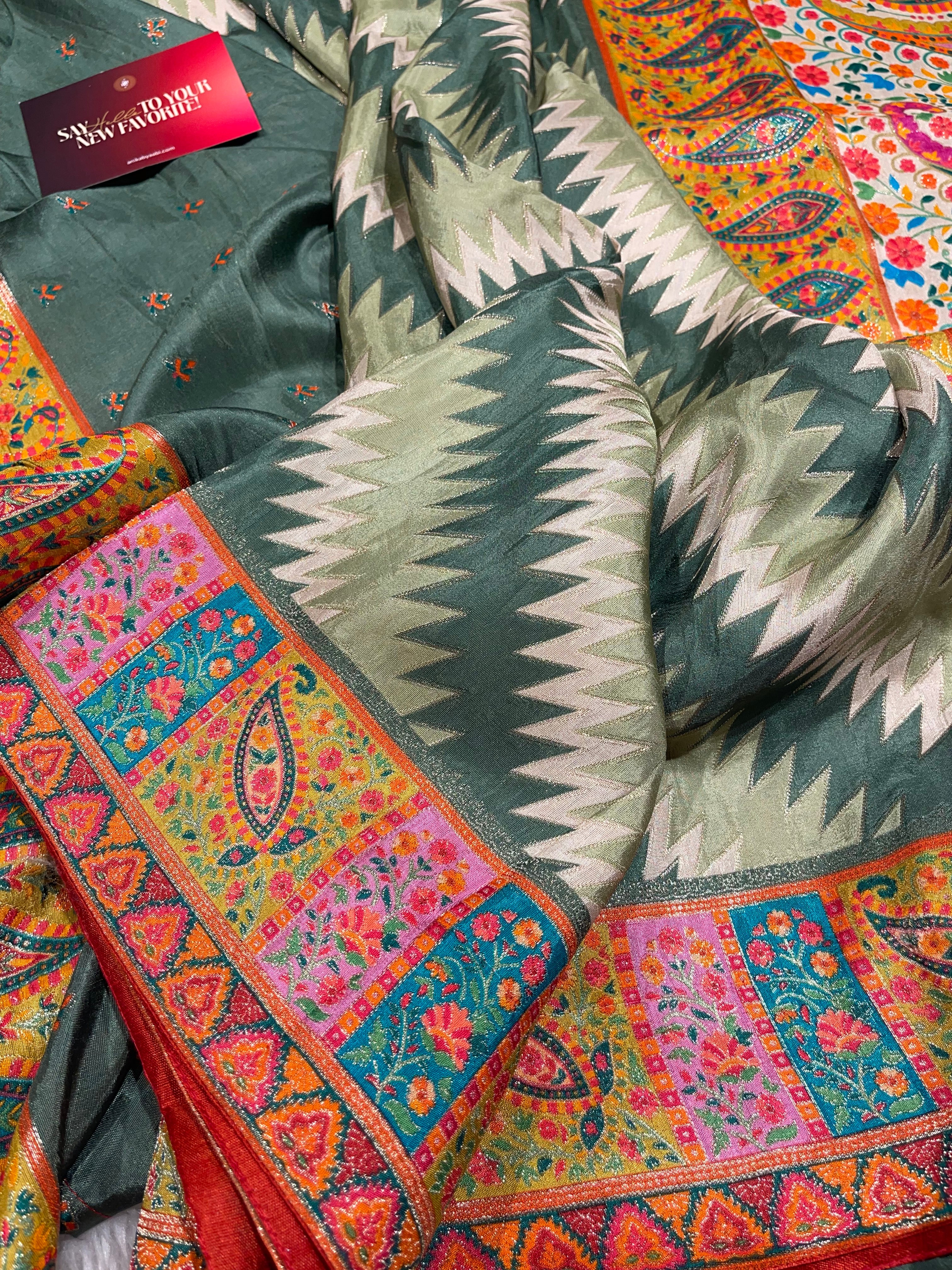 Pashmina silk saree - Mastani 1865