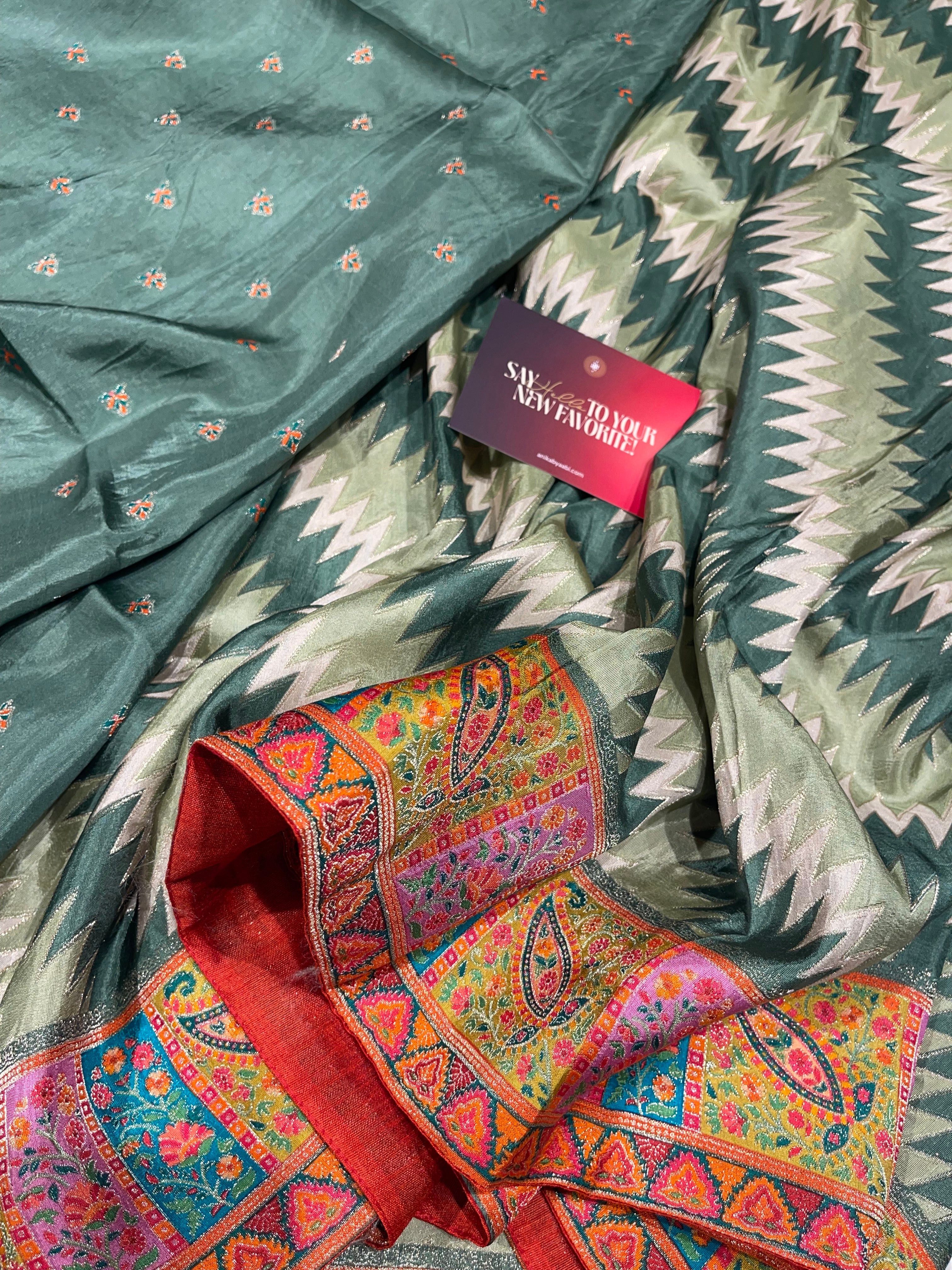 Pashmina silk saree - Mastani 1865