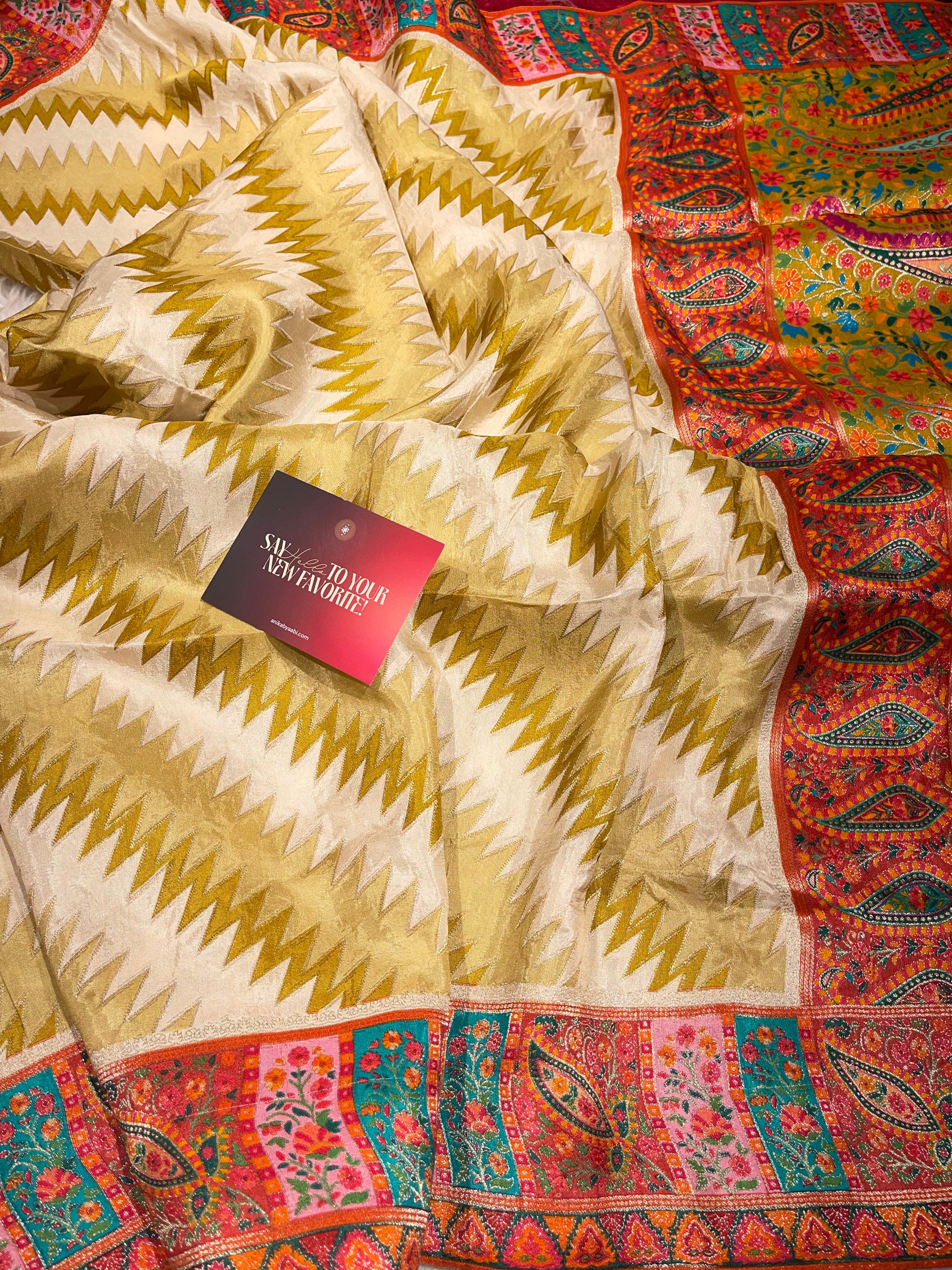Pashmina silk saree - Mastani 1864