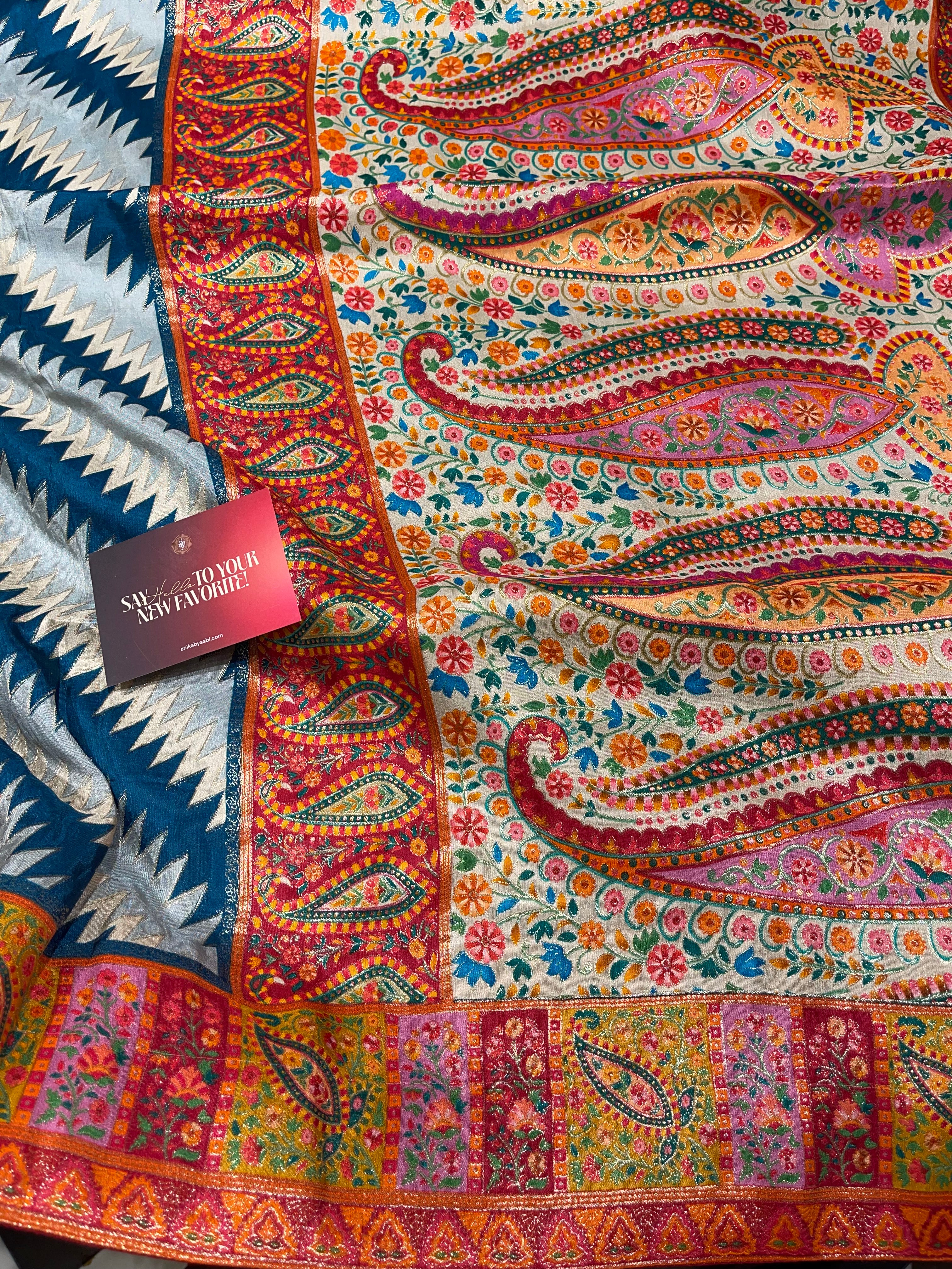 Pashmina silk saree - Mastani 1863