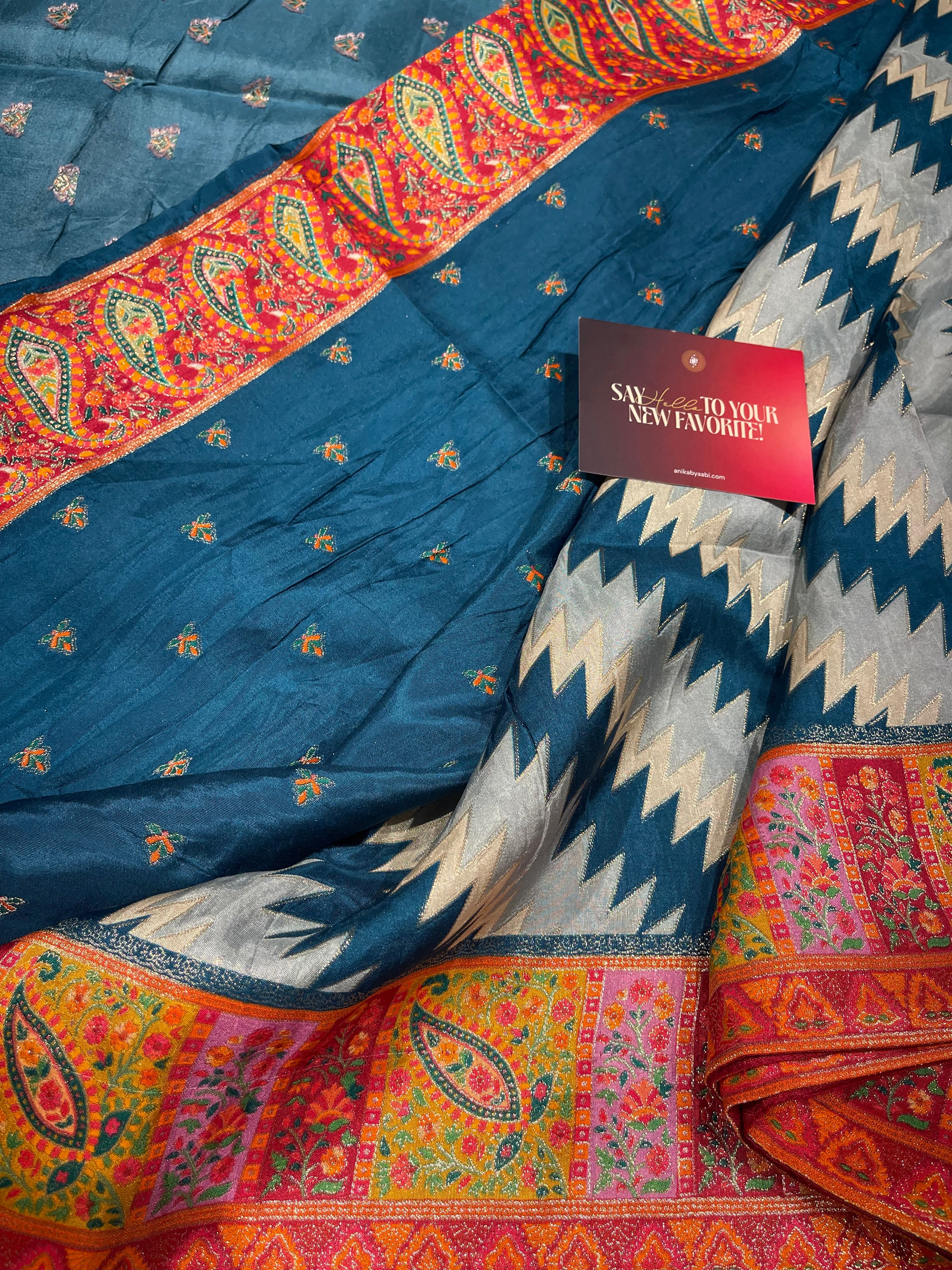 Pashmina silk saree - Mastani 1863