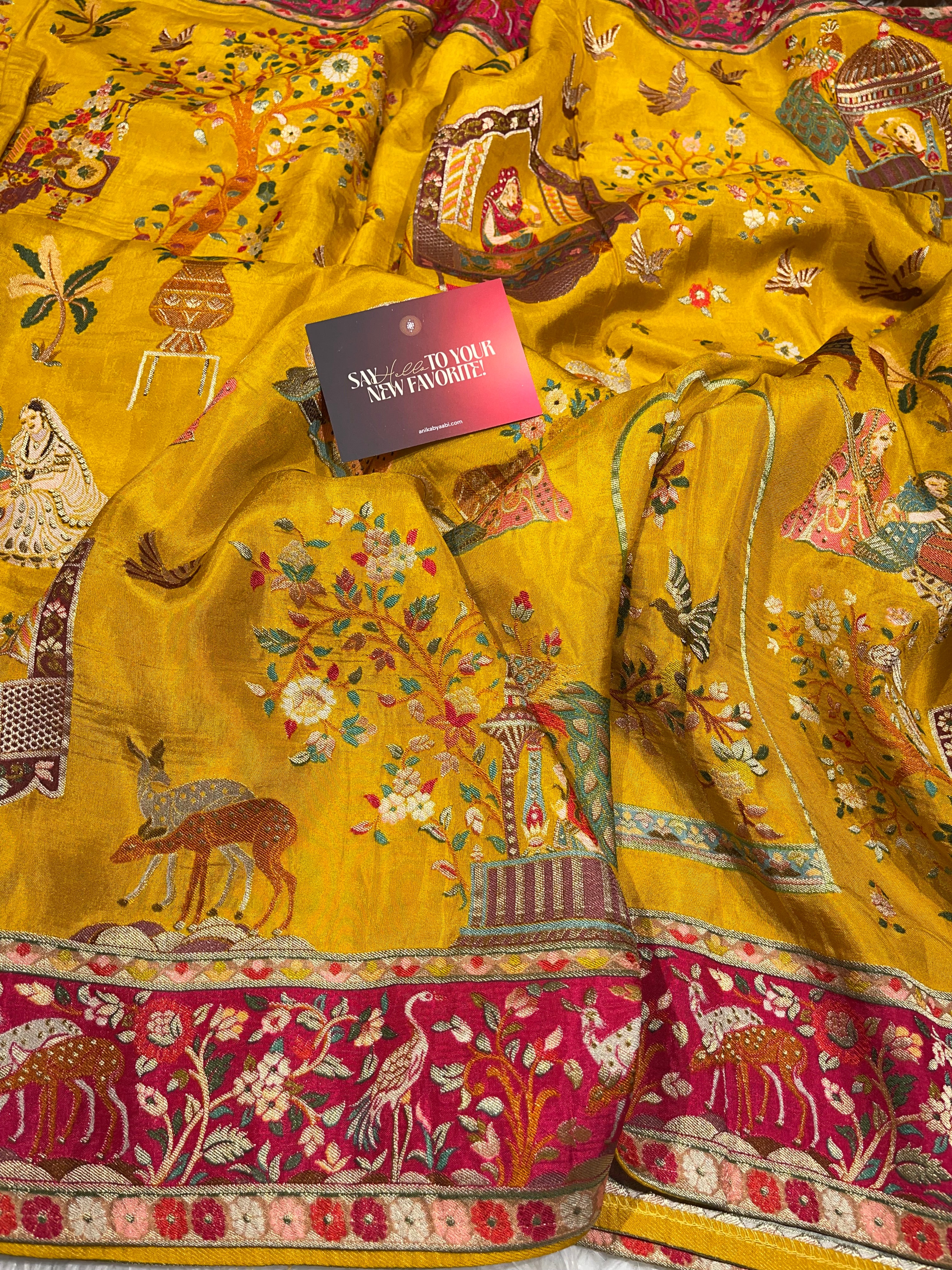 Pashmina silk saree - PS12