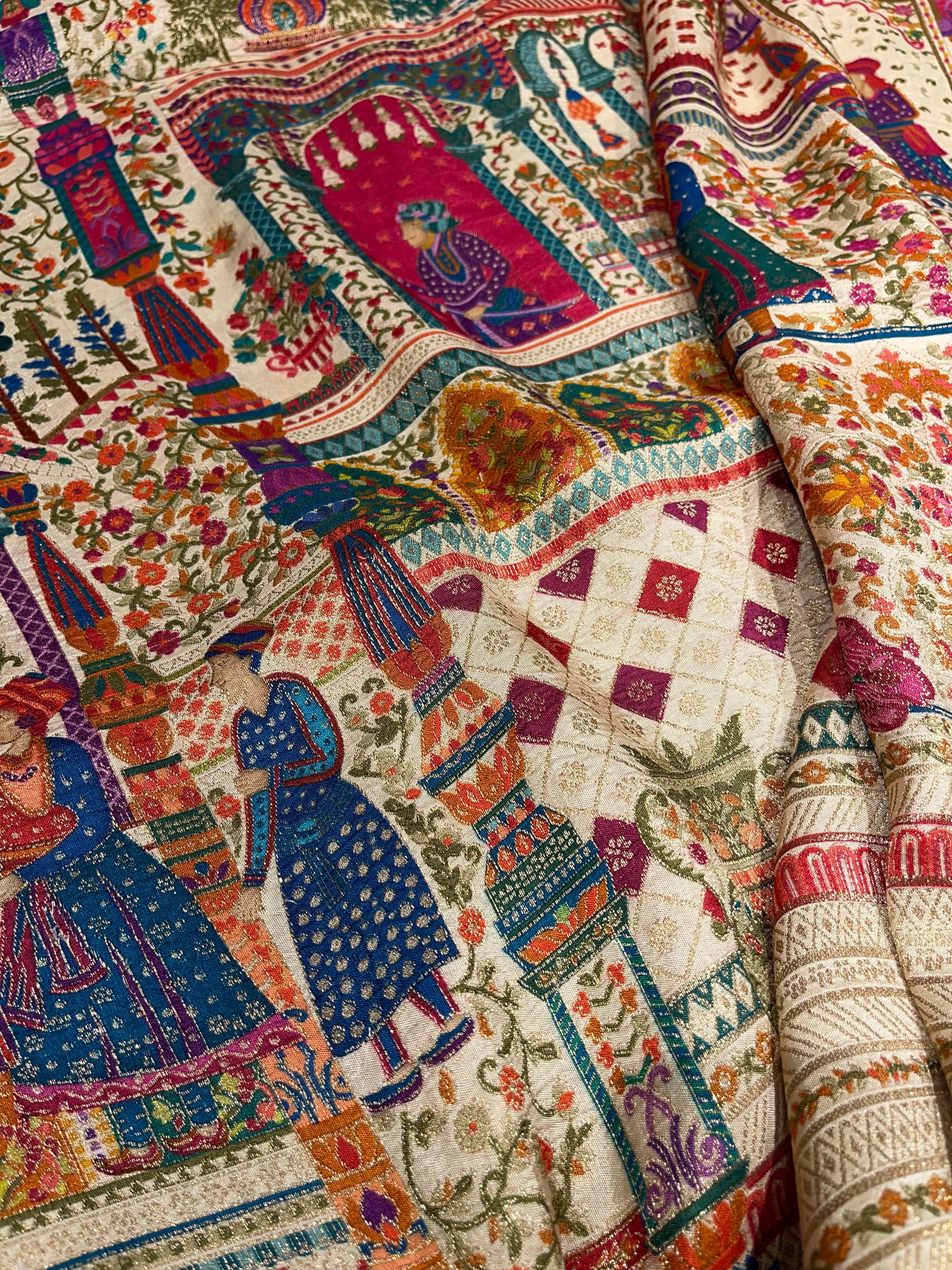 Pashmina silk saree - Mastani 112