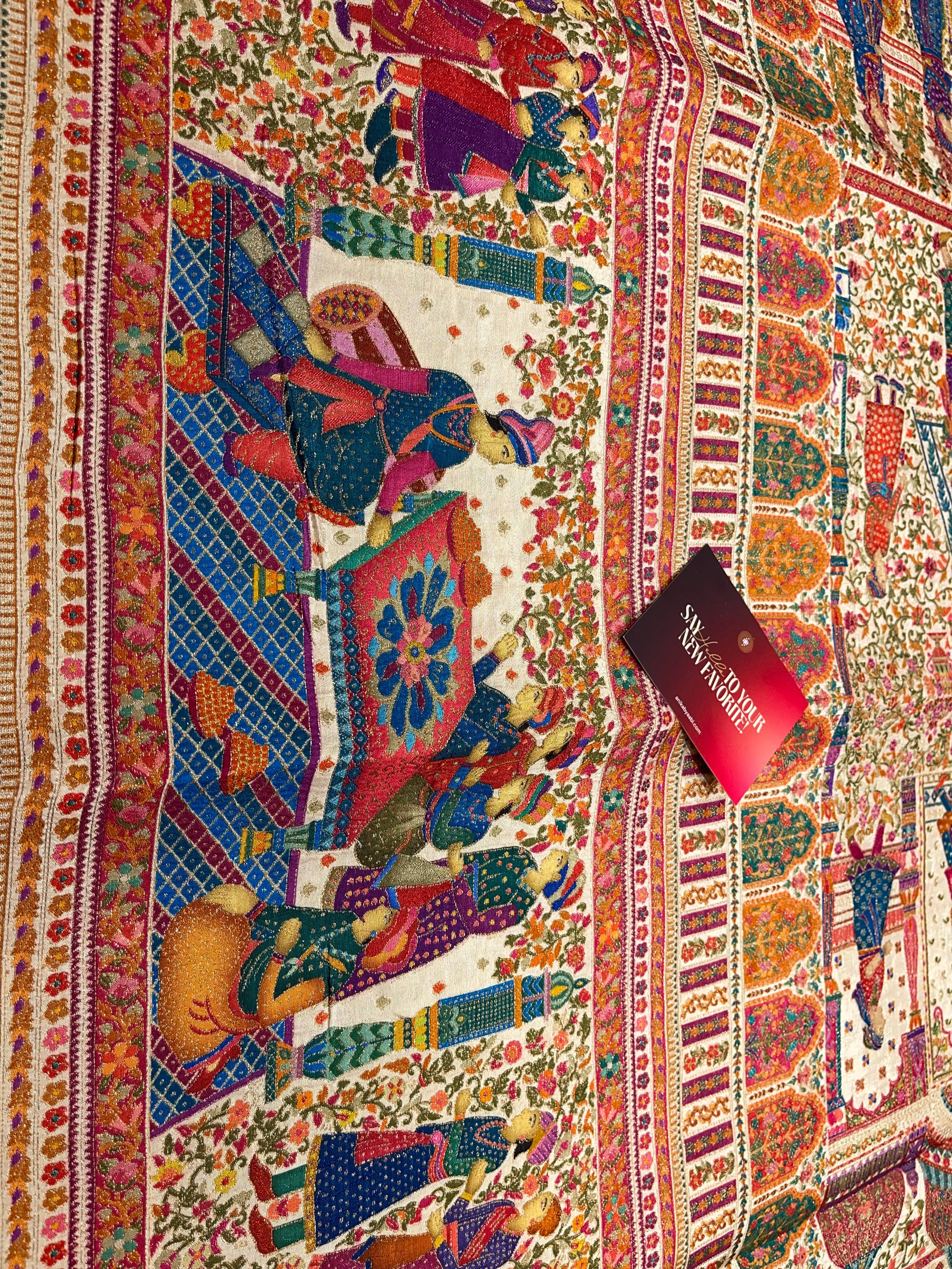 Pashmina silk saree - Mastani 112