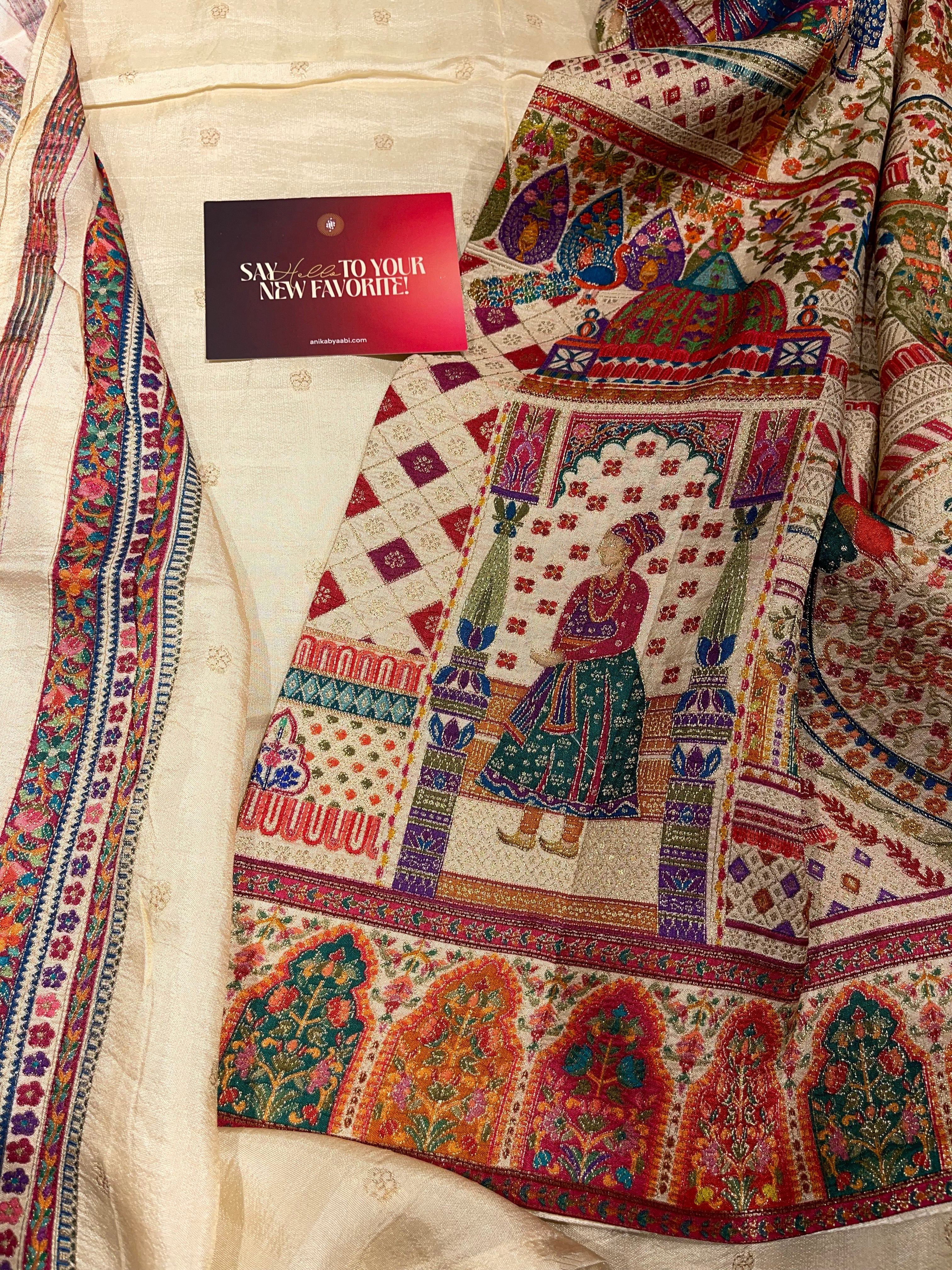 Pashmina silk saree - Mastani 112