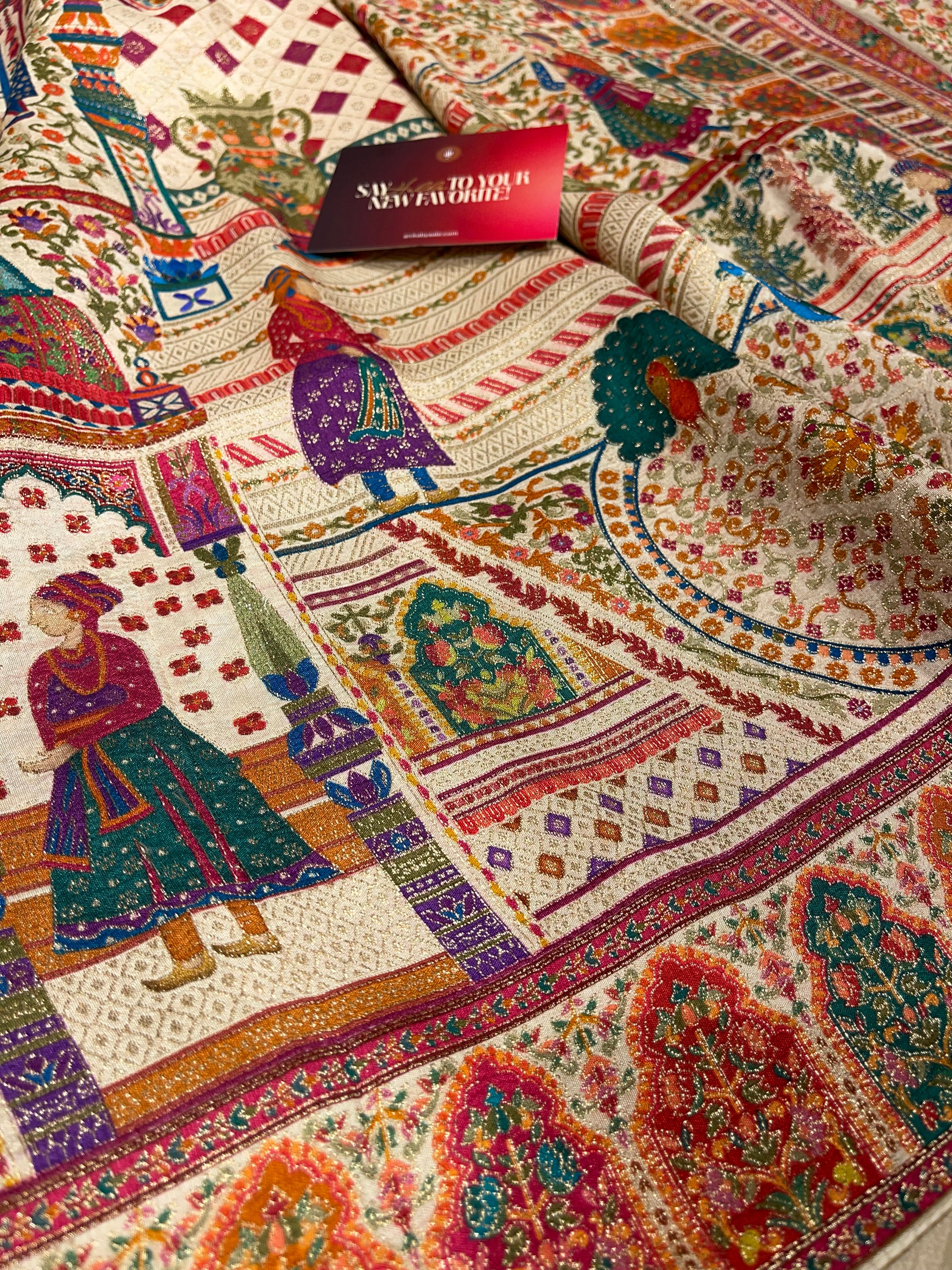 Pashmina silk saree - Mastani 112