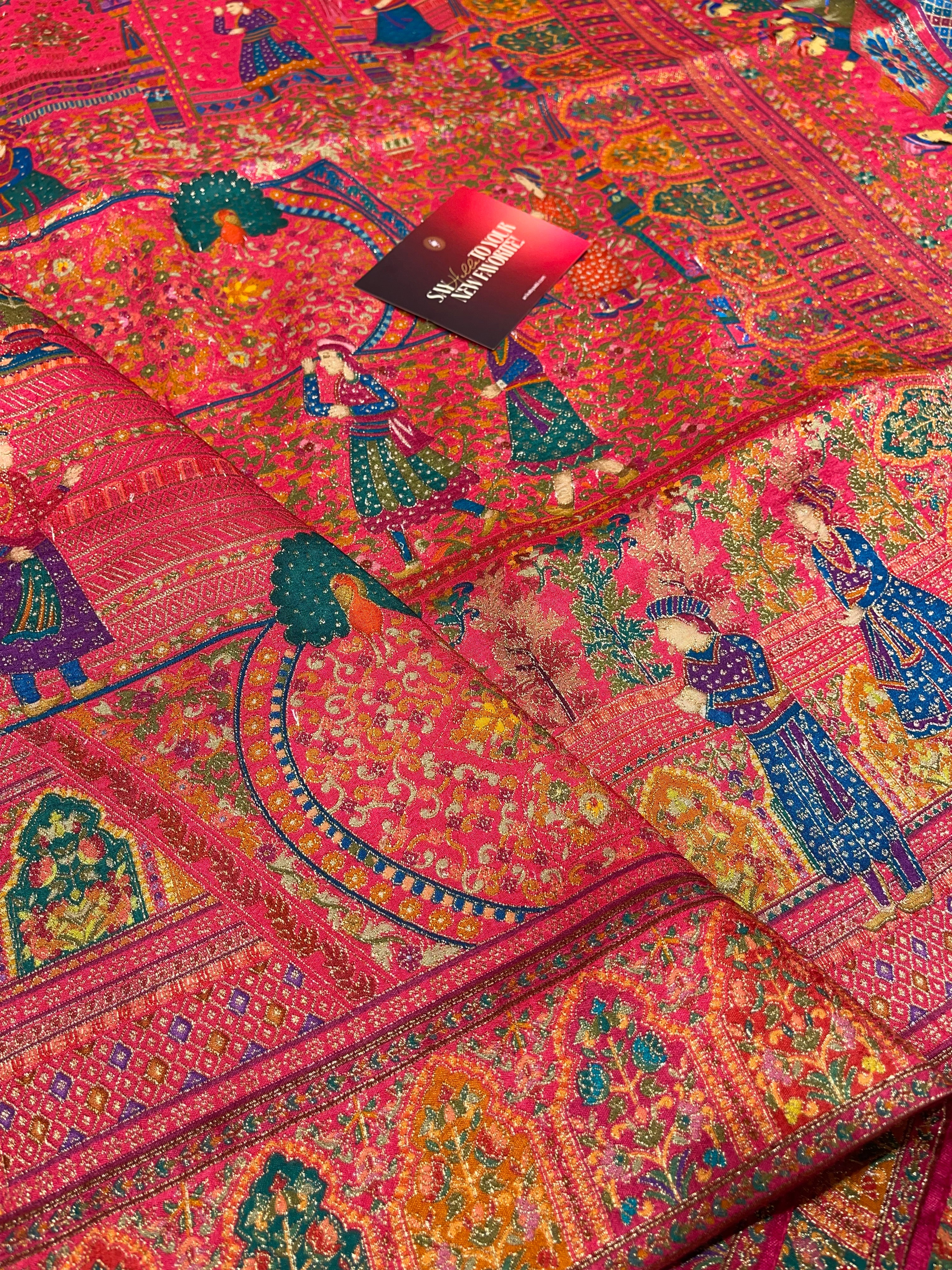 Pashmina silk saree - Mastani 111