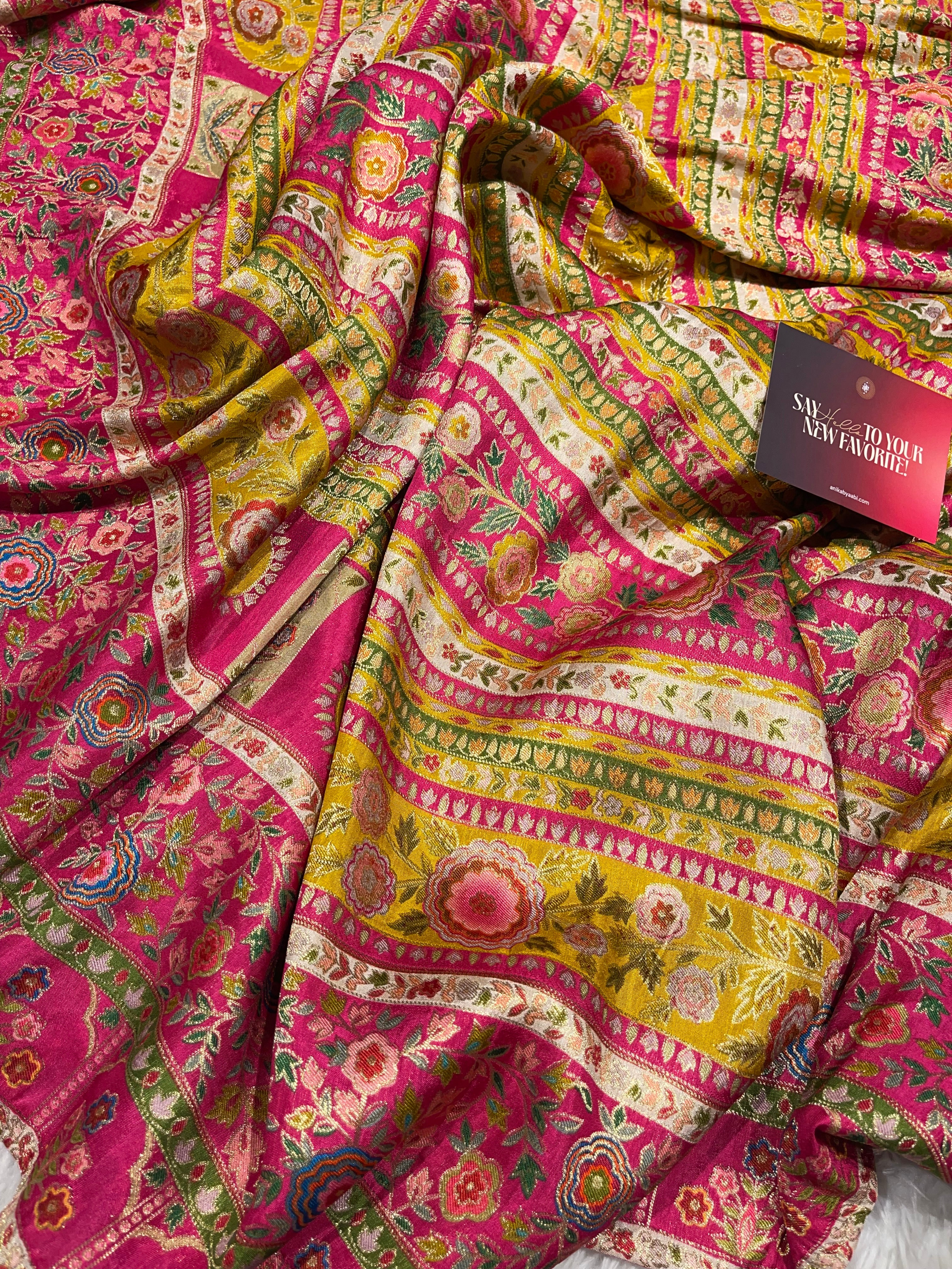 Pashmina silk saree - PS11