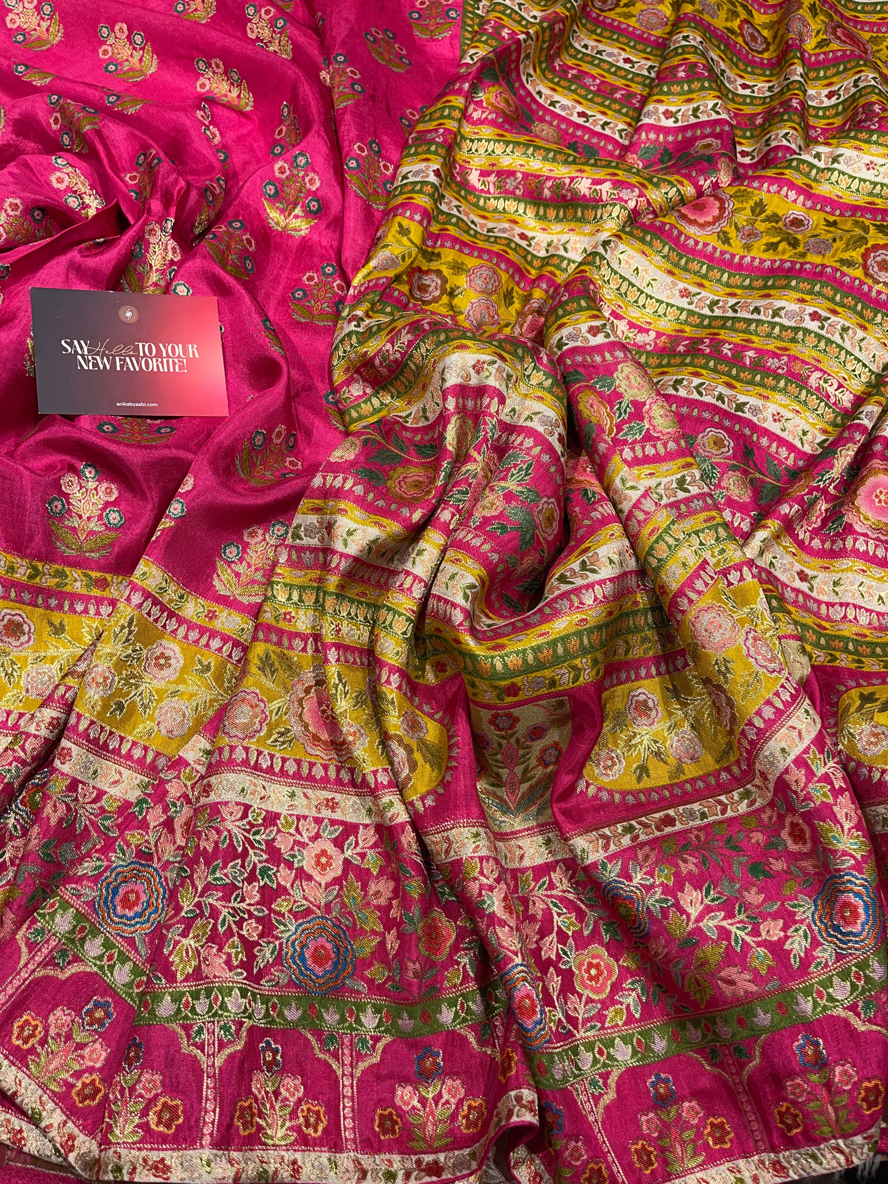 Pashmina silk saree - PS11