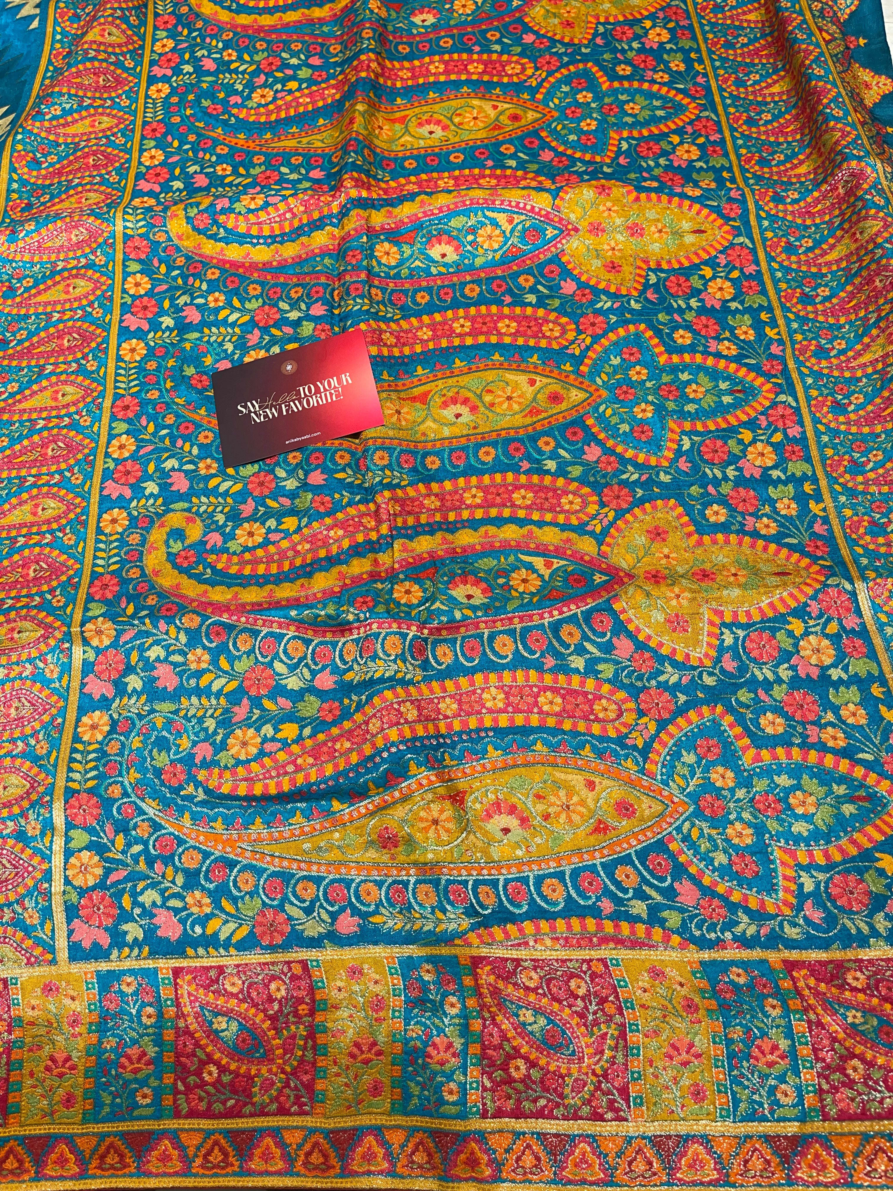 Pashmina silk saree - Mastani 1862