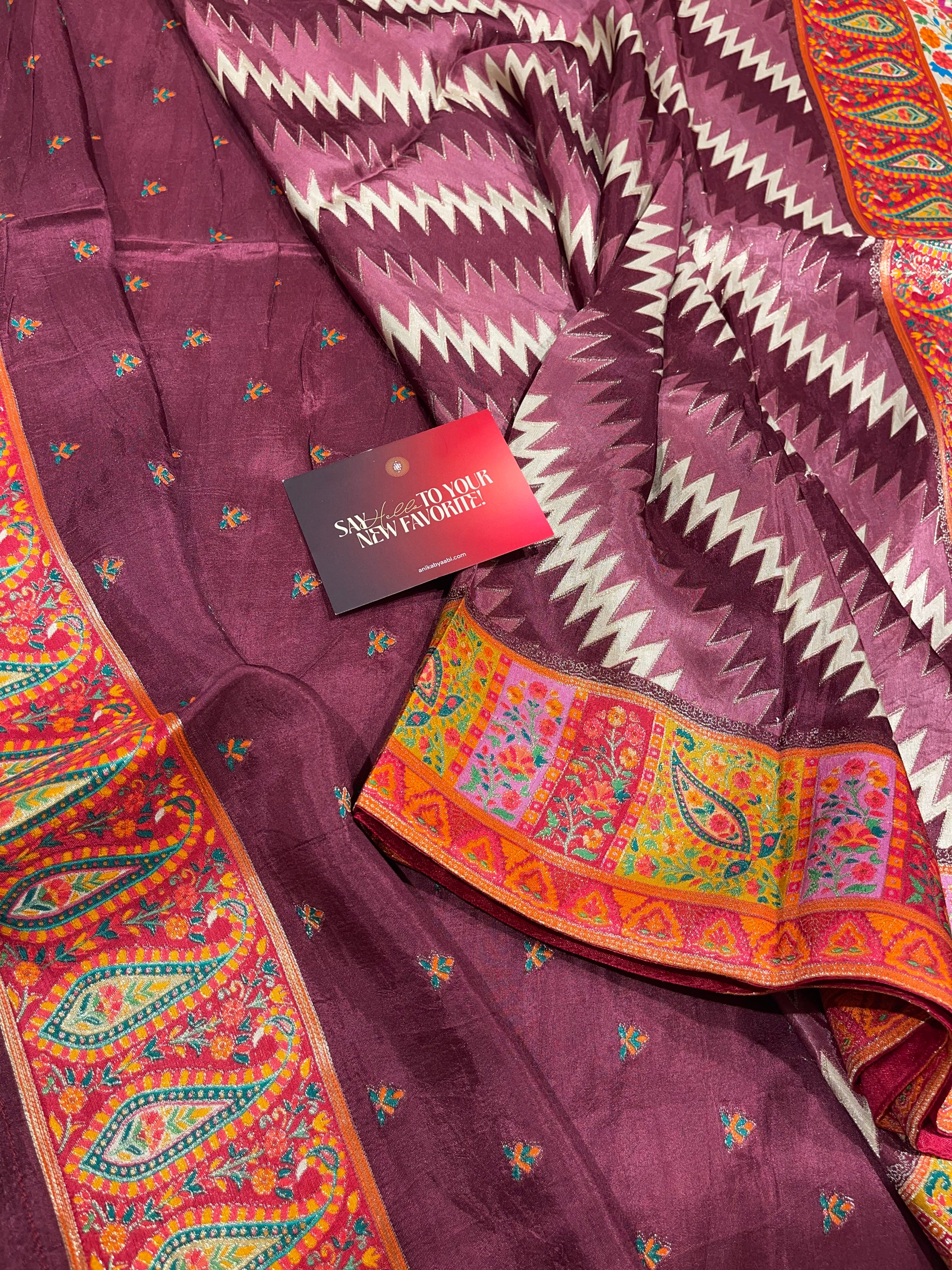 Pashmina silk saree - Mastani 1861