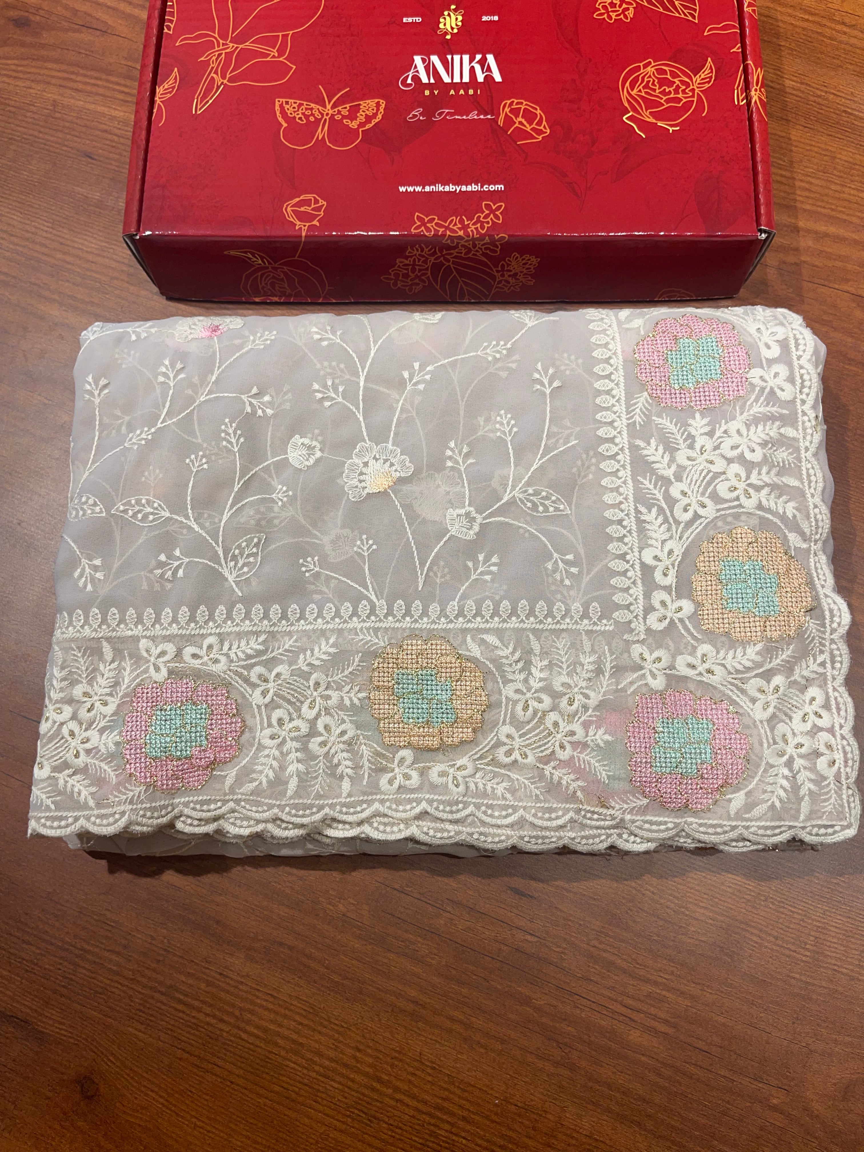 Anika's Soft Chiffon- Fara Saree-ASC01