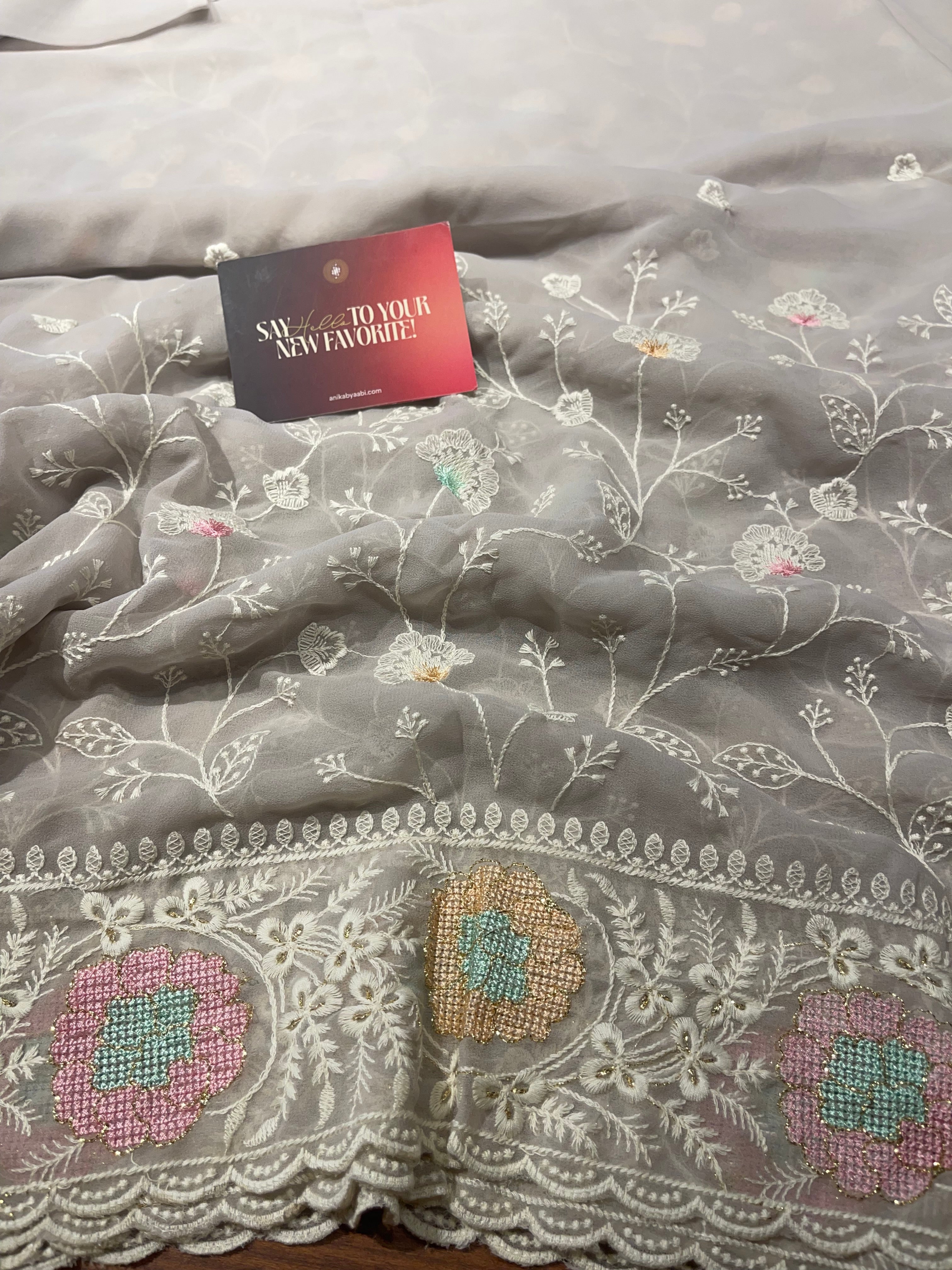 Anika's Soft Chiffon- Fara Saree-ASC01