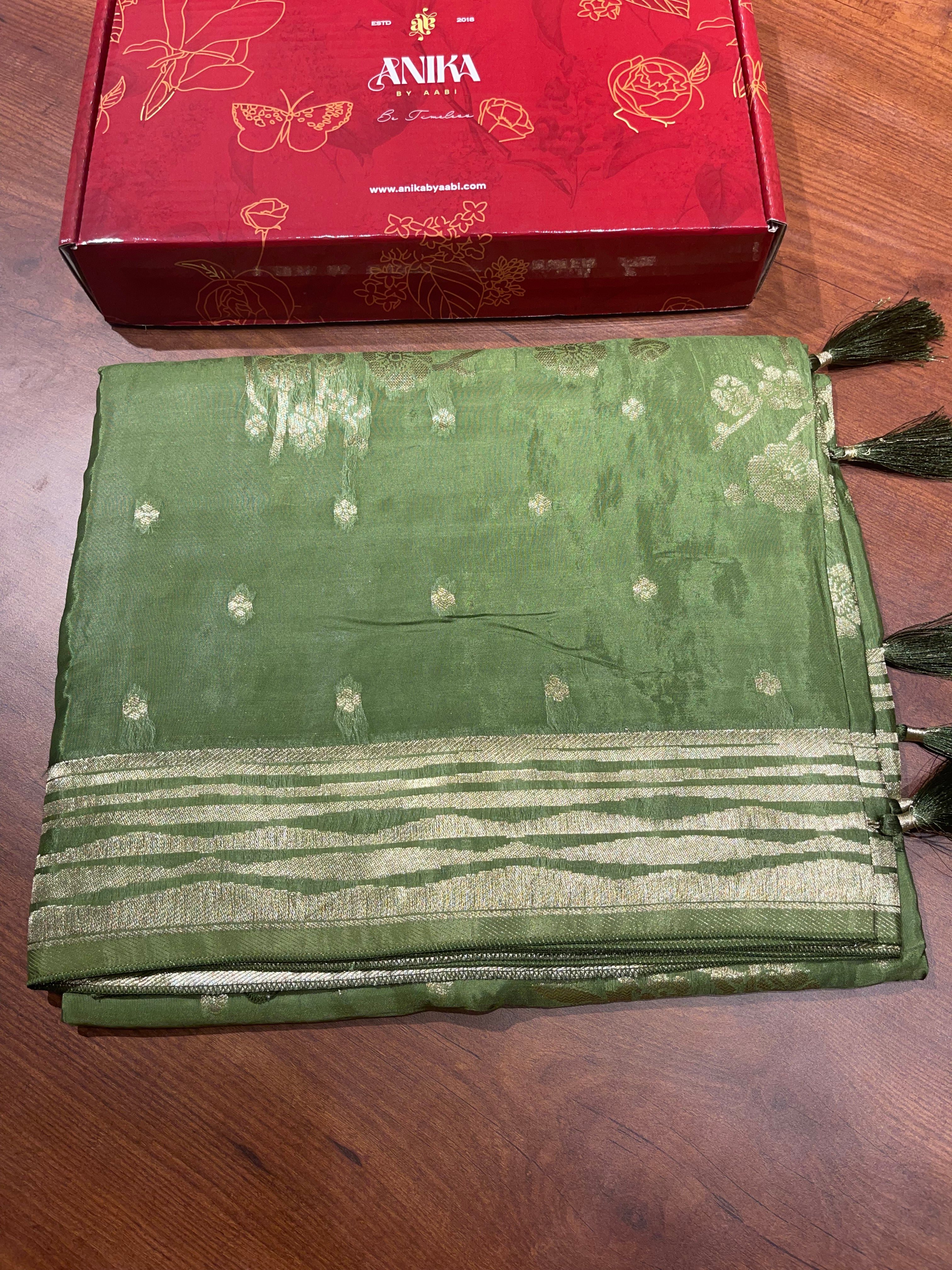 Anika's Soft Silk Saree -01