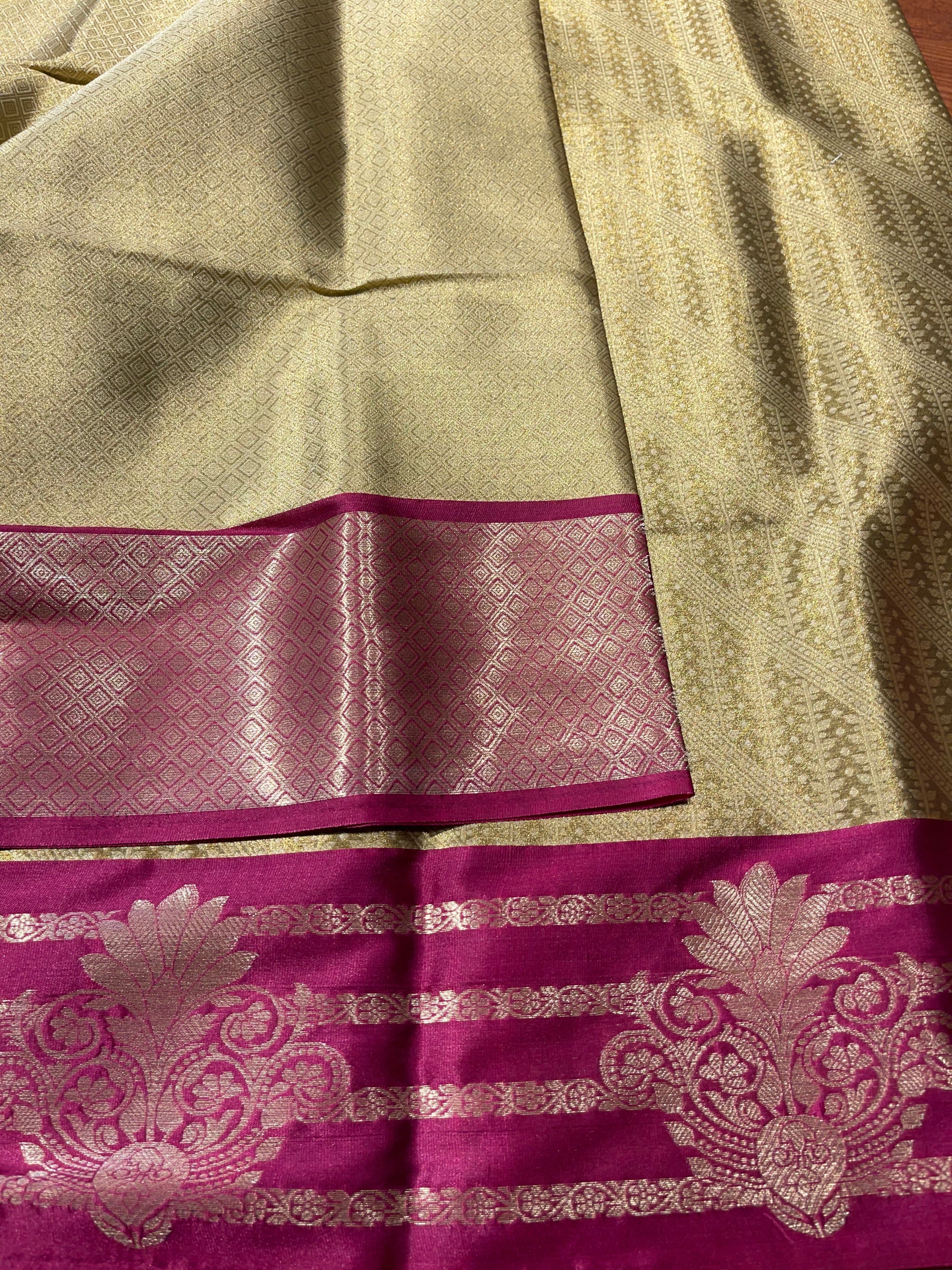 KORA BANARASI SAREE-KB07