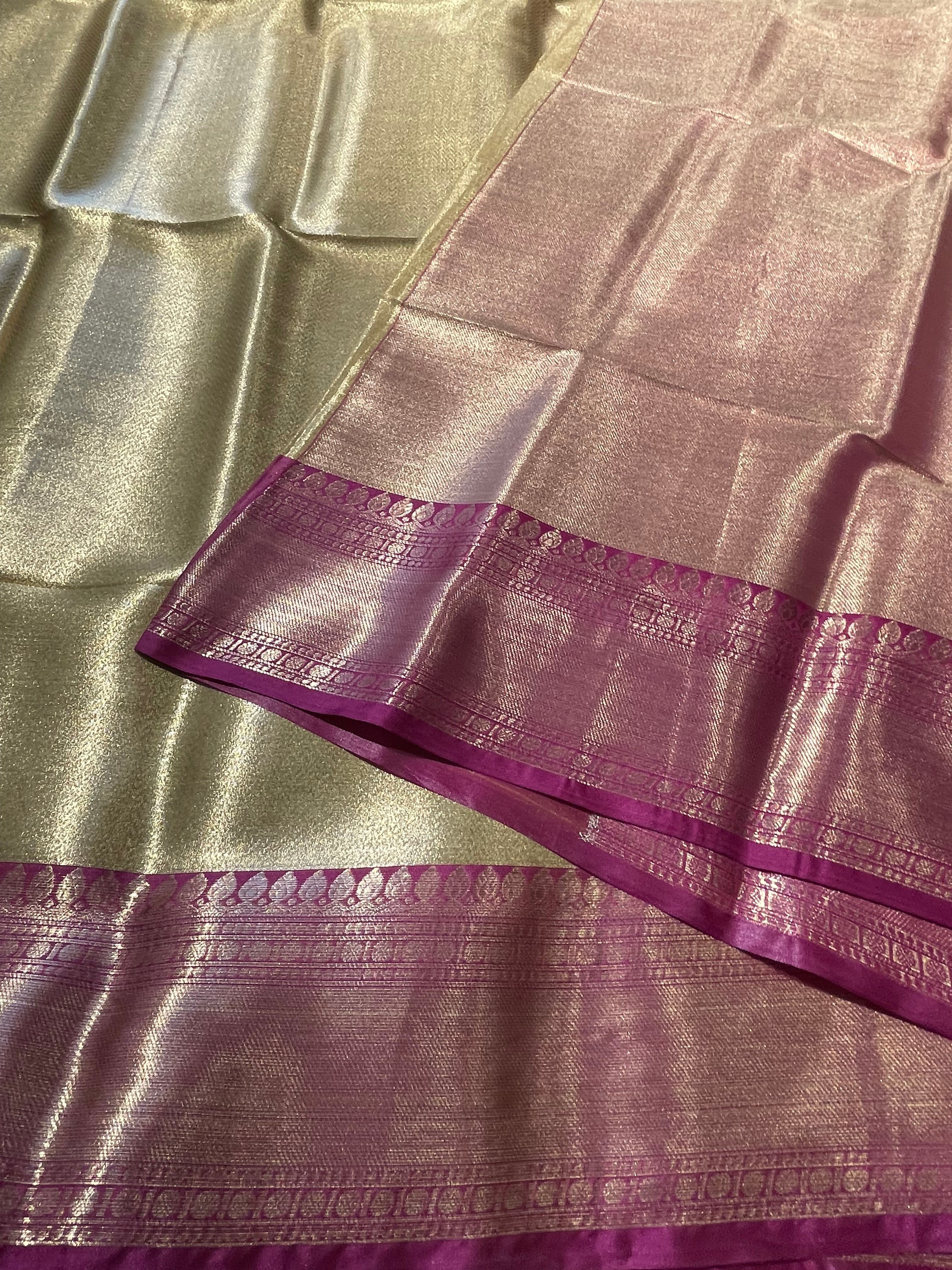KORA BANARASI SAREE-KB04