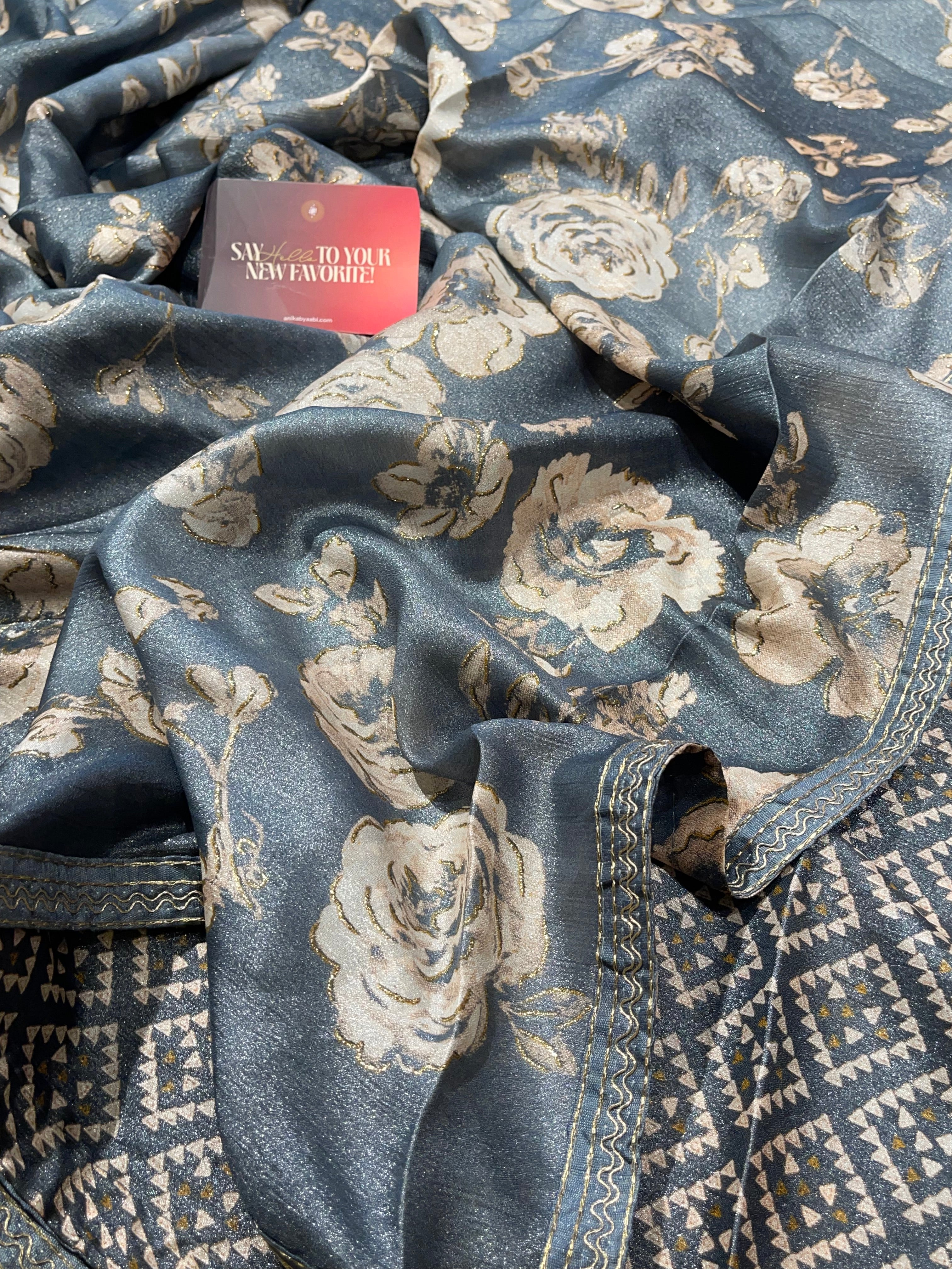 Chiffon Floral Lace-CFL04