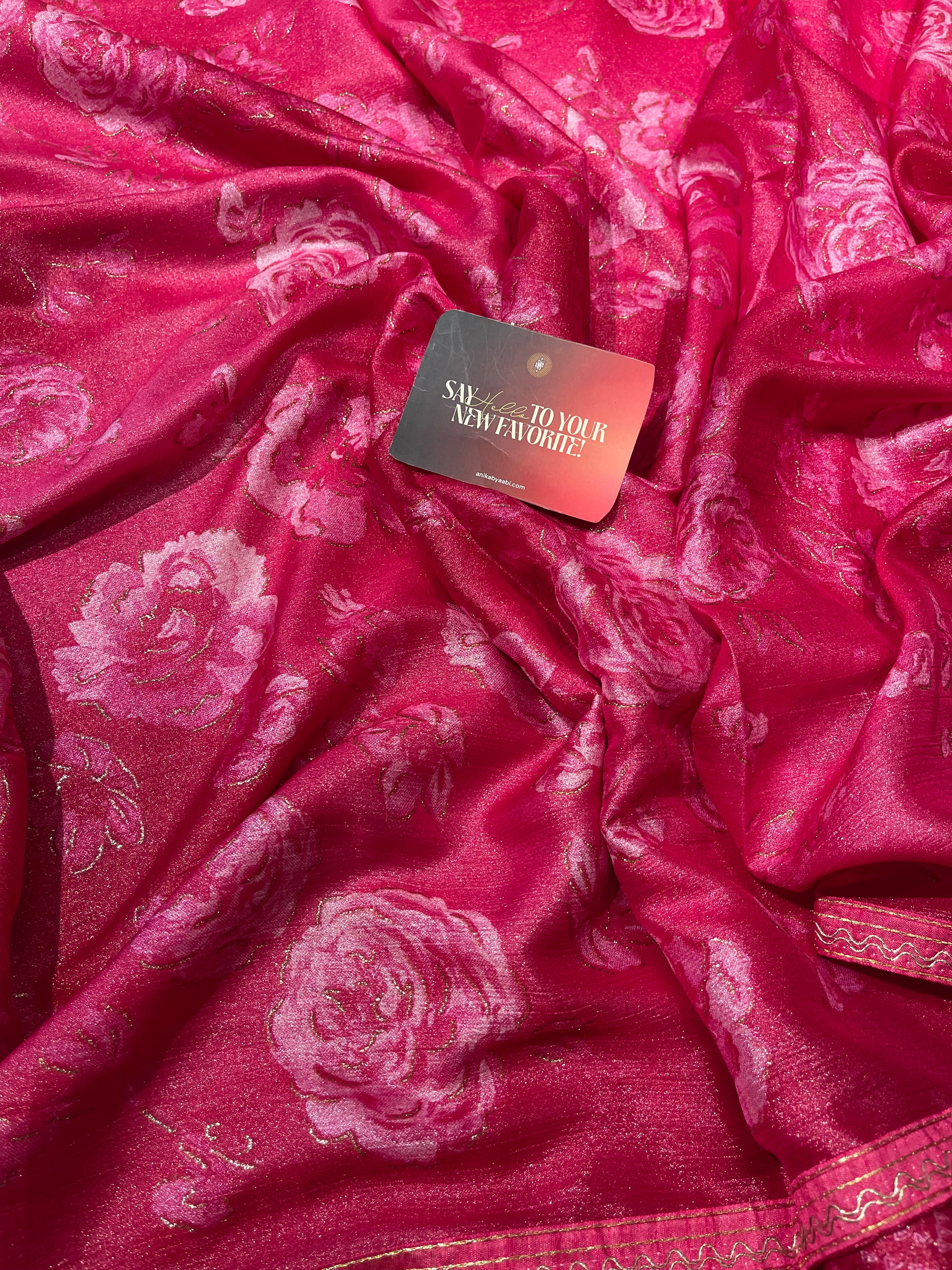 Chiffon Floral Lace-CFL03