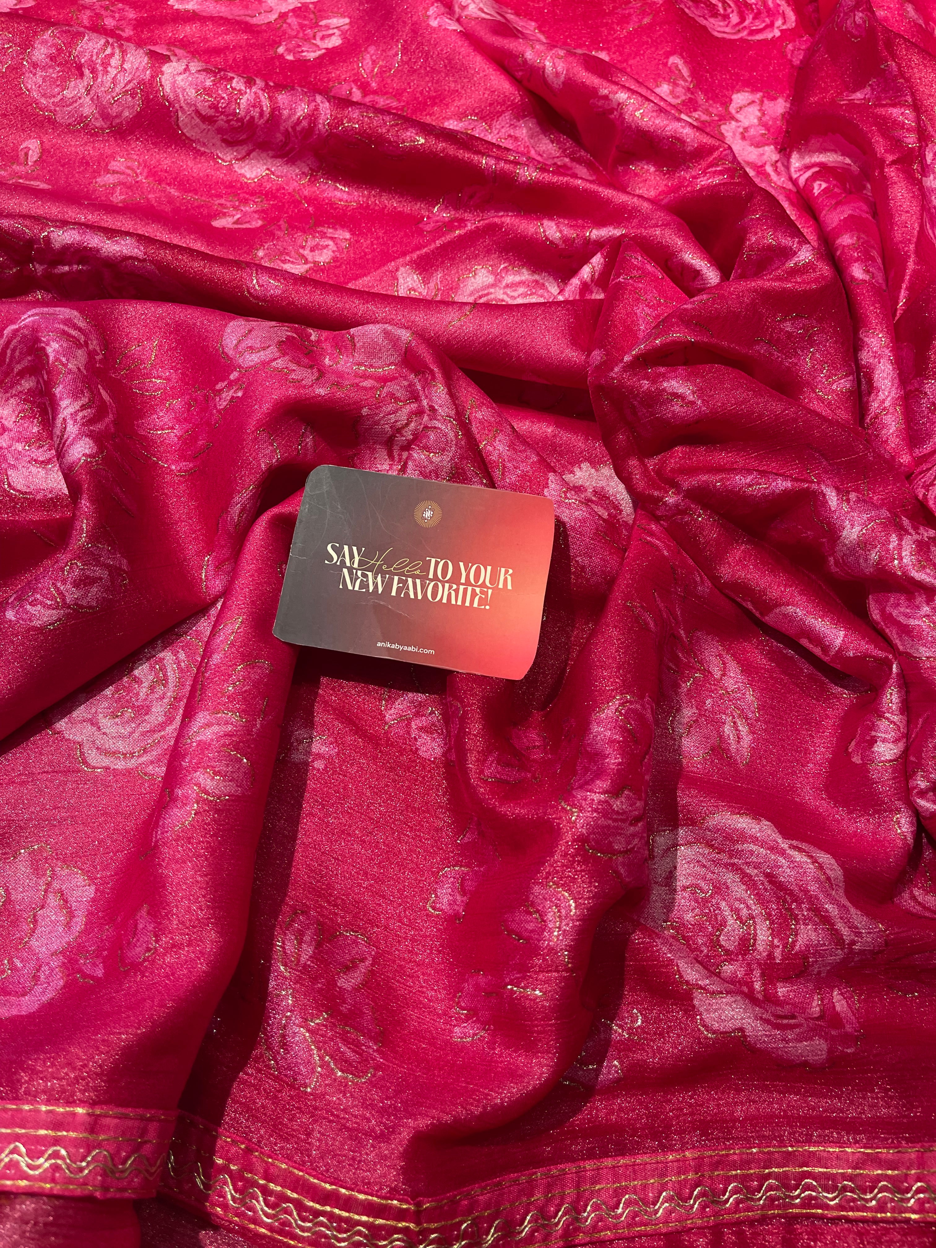 Chiffon Floral Lace-CFL03