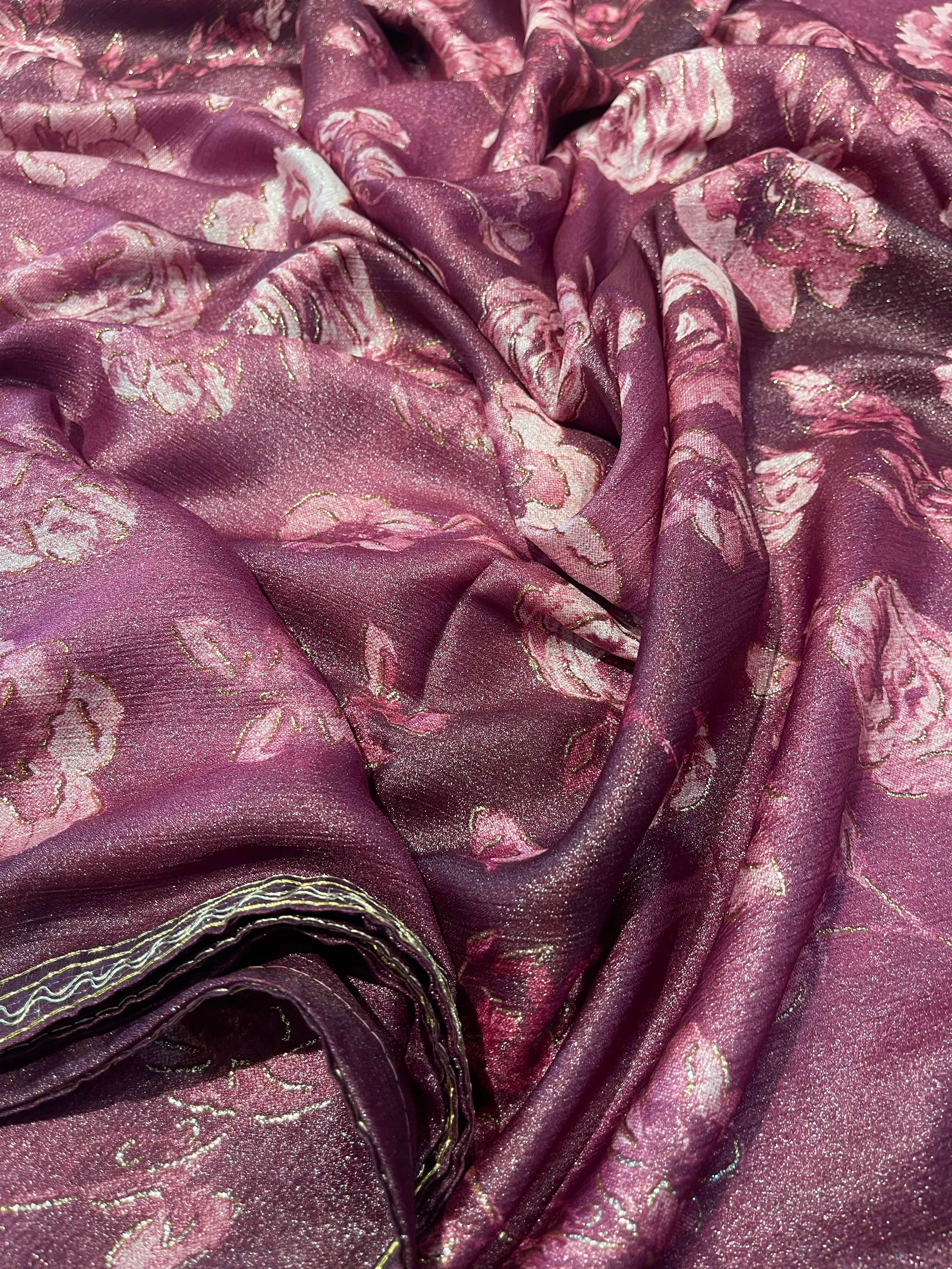 Chiffon Floral Lace-CFL02