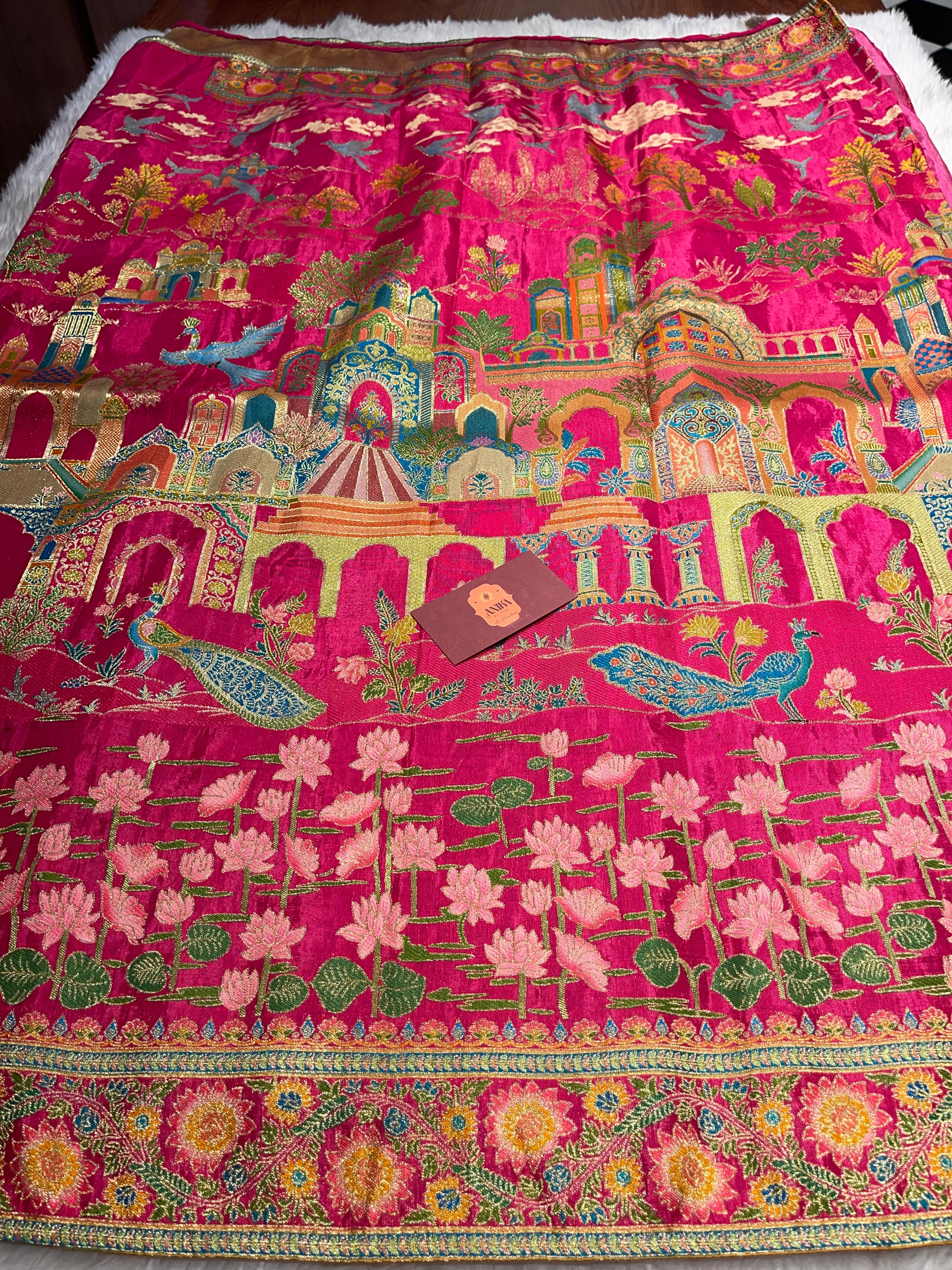 Pashmina silk saree - PS33